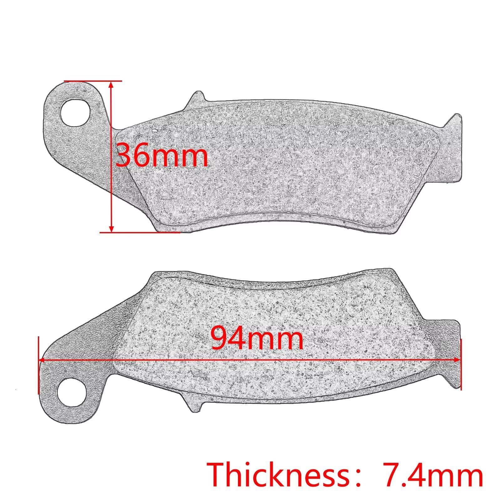 Pastiglie Freno Compatibile con Suzuki per RMZ 250 2004-2020 per RMZ 450 2005-2020 per RMX450Z 2010-2015 Pastiglie Freno Anteriori Moto