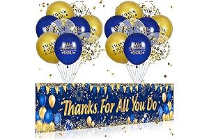 Thank You Appreciation Balloons Banner