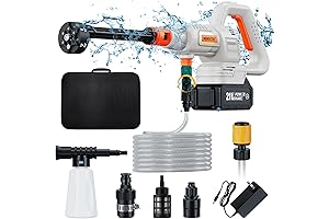 Cordless Power Pressure Washer - Clean Your Yard, Car, and More 