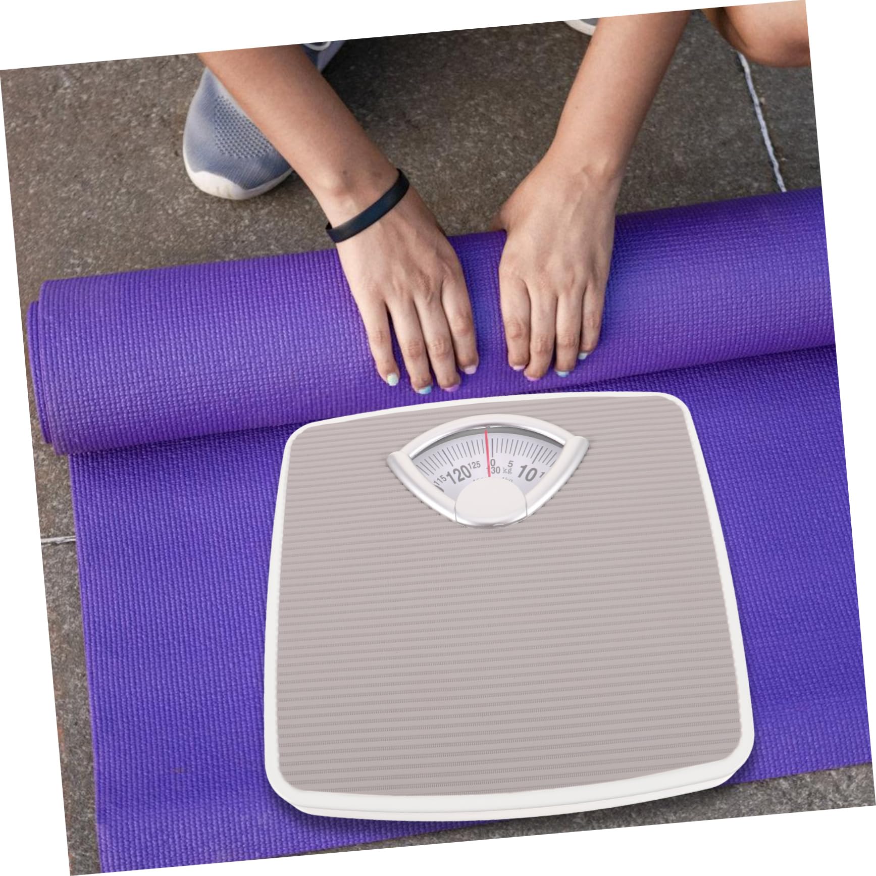 Balance Corporelle Mécanique 130kg en Fer pour Usage Domestique