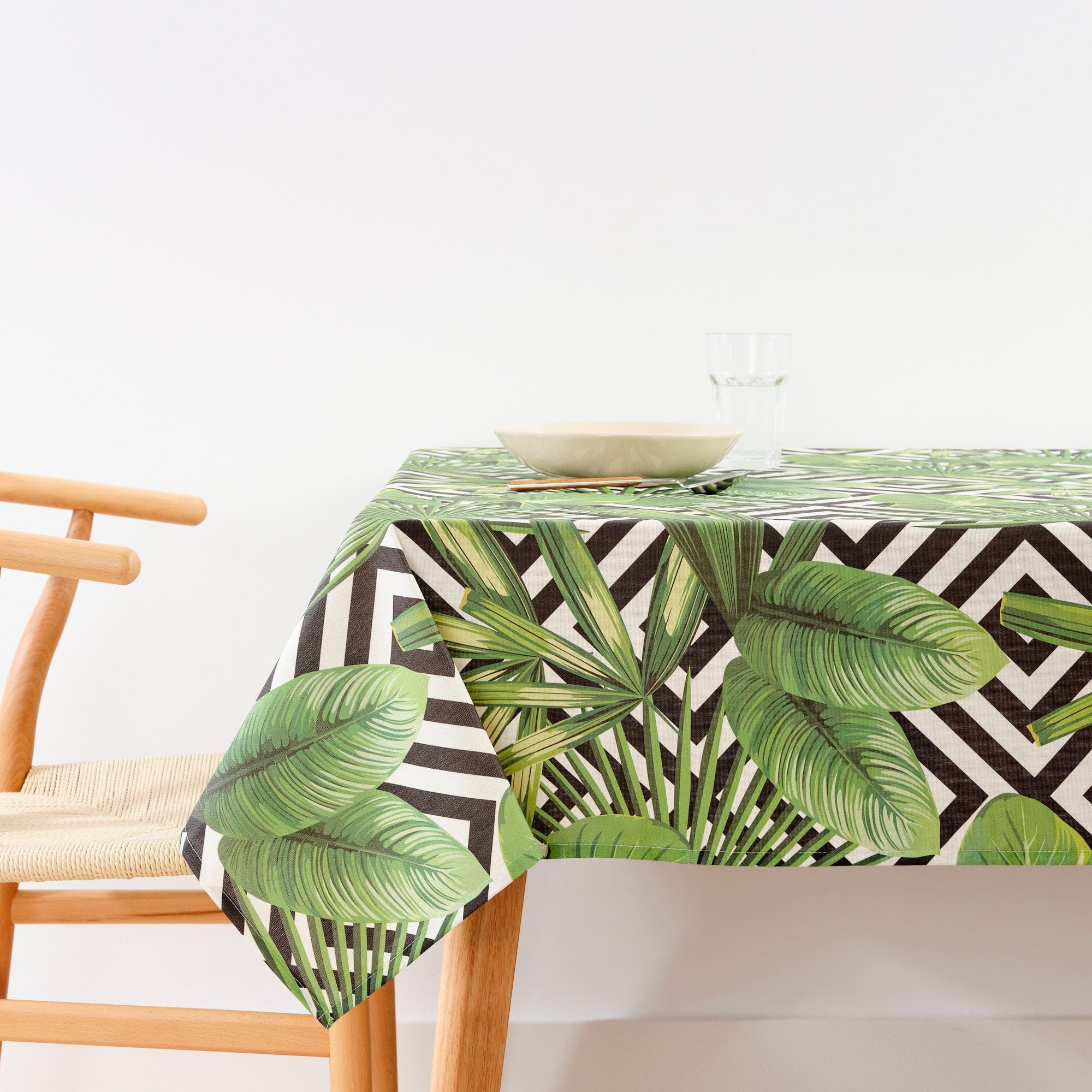 BELUM | Stain Resistant Tablecloth Size 100 x 155 cm - Extra Soft Touch Tablecloth Colour Multicolor - Tablecloth 100% Made in Spain Fabric 100% Organic Cotton - Tablecloth Model 0318-81