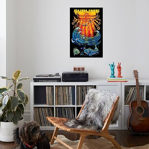 Miniatura 3 de AllPosters Póster de pared sublime, sol y pez, 24 x 36 pulgadas