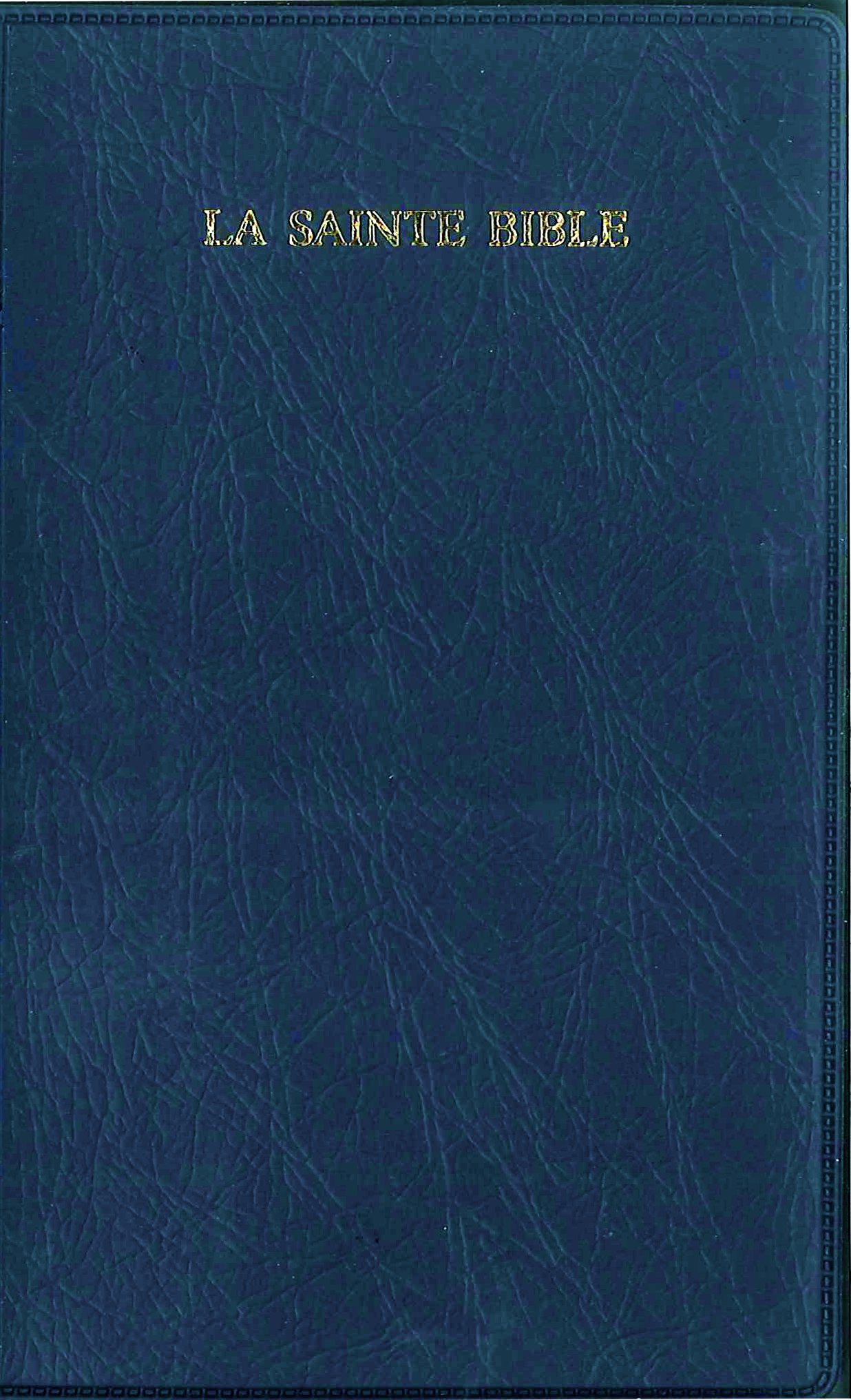 La Sainte Bible Segond 1910 - Bleu marine, vinyle, onglets, rigide, format compact: Vinyle bleu marine