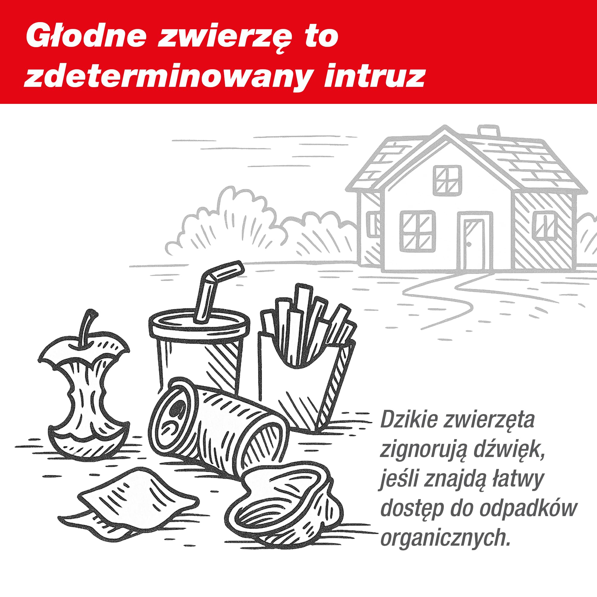 SWISSINNO Odstraszacz Ultradźwiękowy PRO – Na Koty Psy Lisy Zające Jeże – Czujnik Ruchu + LED + Syrena – Zasilanie Słoneczne – Zasięg do 150 m²