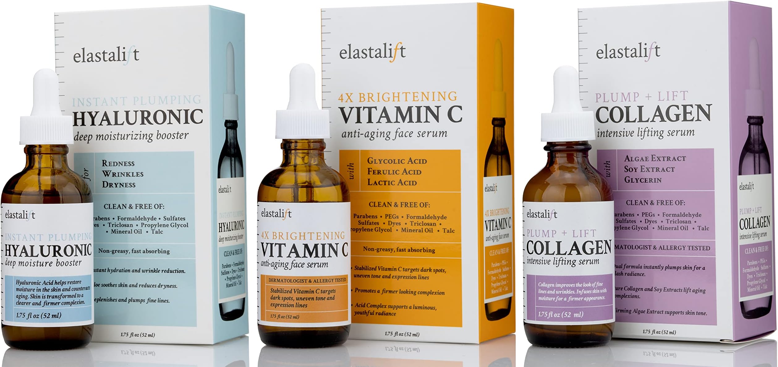 Elastalift Anti Aging Facial Skin Care Set W/Firming