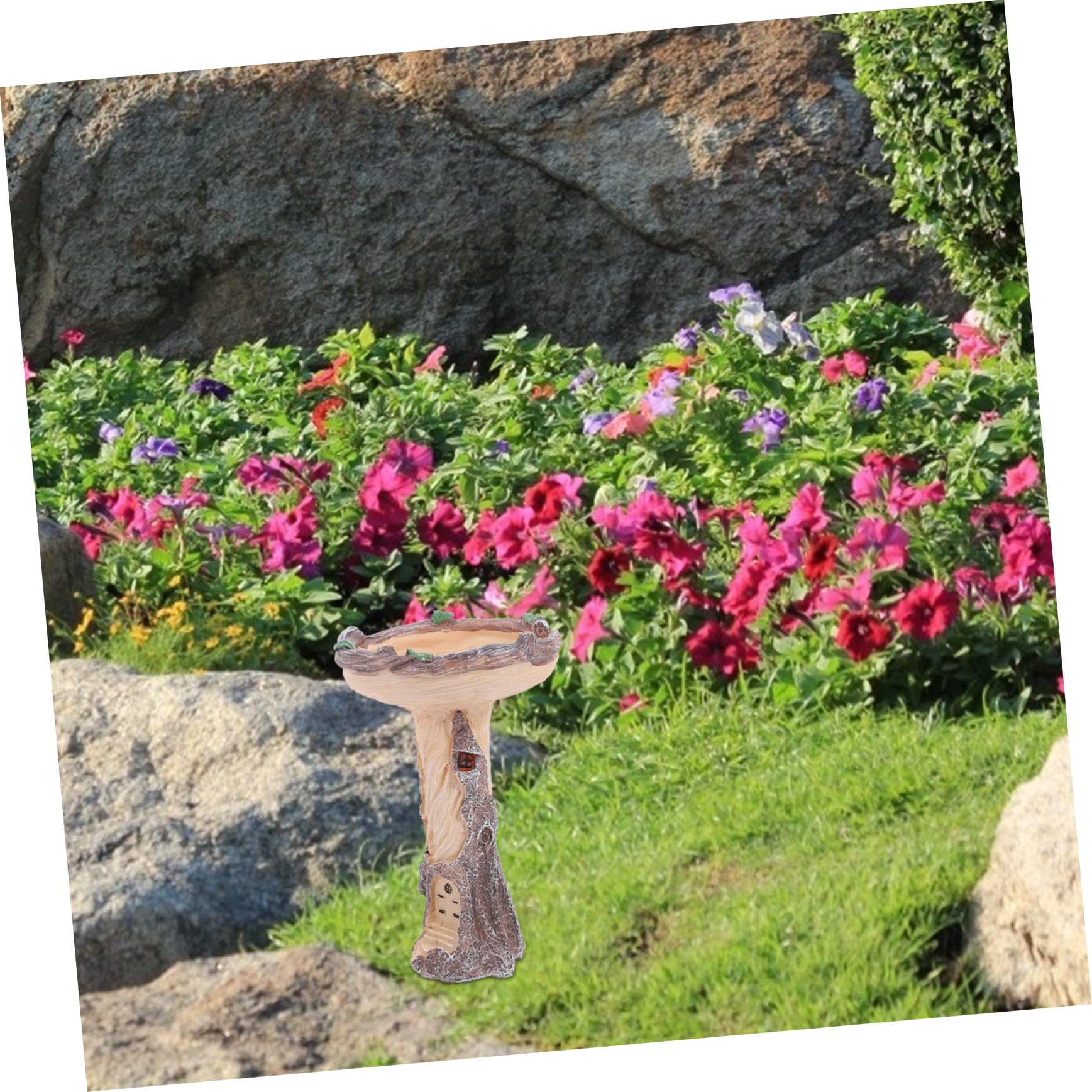 Levemolo Mangiatoia Per Uccelli Con Stile Decorativo Bagno Per Uccelli Da Giardino Per Esterni Facile Da Pulire Per e Cortili