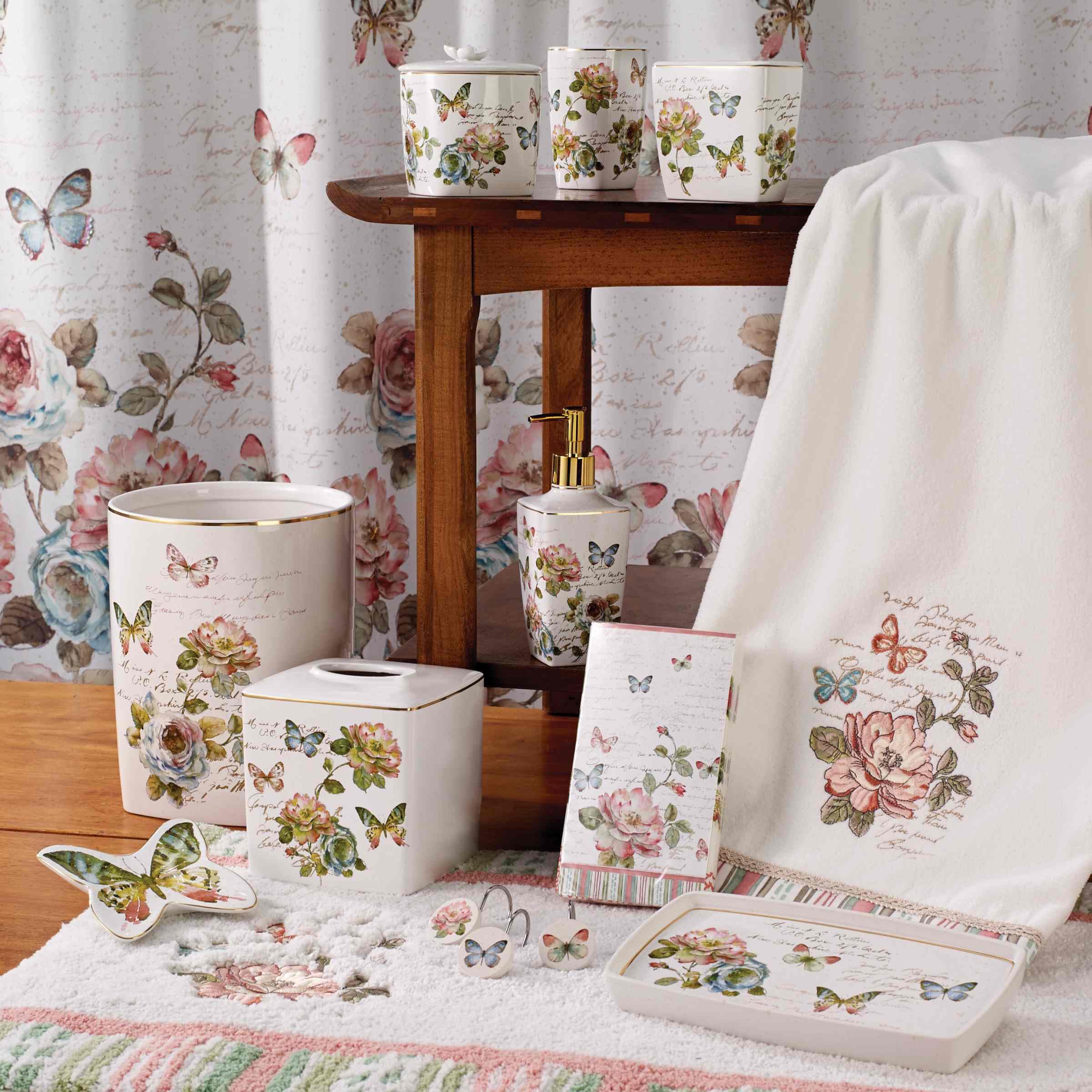 Set De Baño Accesorios Avanti Linens Juego De Accesorios, Vaso