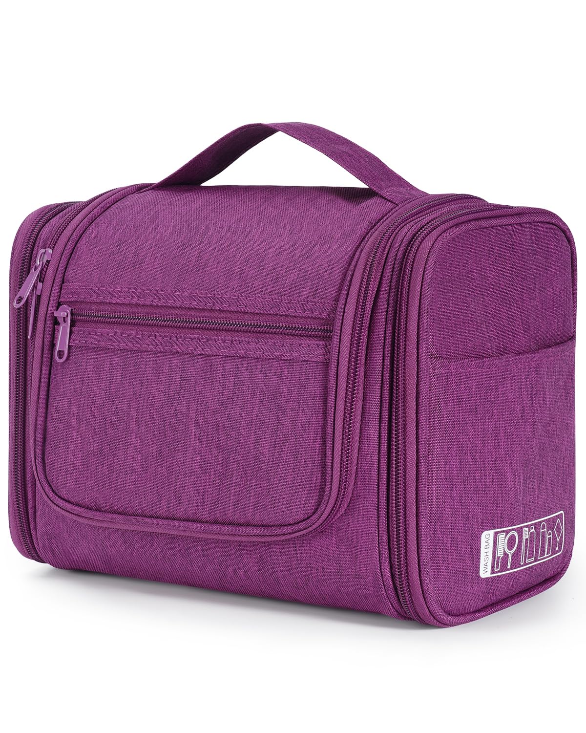 WANDF Groß Waschtasche, Kulturtasche zum Aufhängen für Damen, Kulturbeutel Herren Gross, Waschbeutel für Camping Reisen für Kinder Frauen Mann