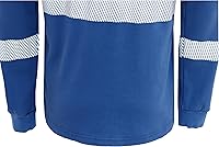 Vista 7 de BOCOMAL FR Tee Shirts High Visibility/Hi Vis Flame Resistant/Fire Retardant Shirt 7oz Reflective Hombres Seguridad Camisas