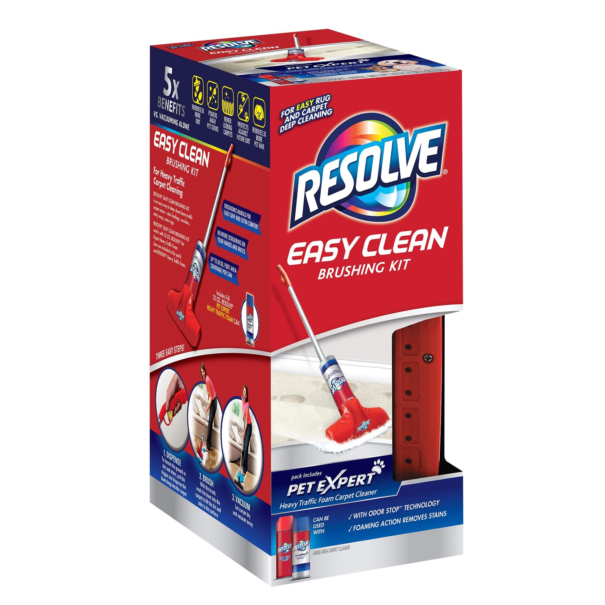 Resolve Easy Clean Brushing Kit 1 ea