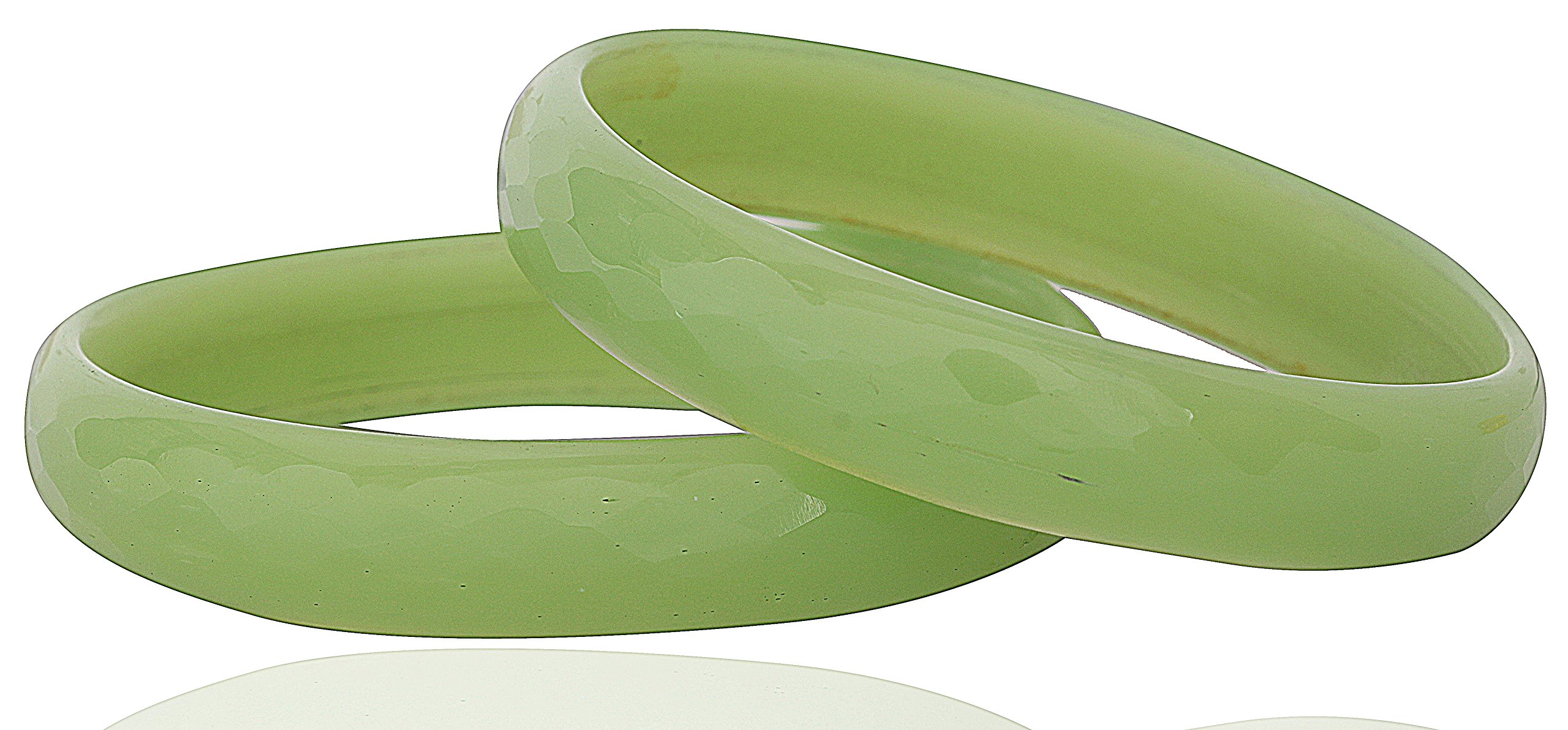 NMIIGlass with Diamond Cutting Pattern Glossy Finished Bangle/Kada Set For Women and Girls