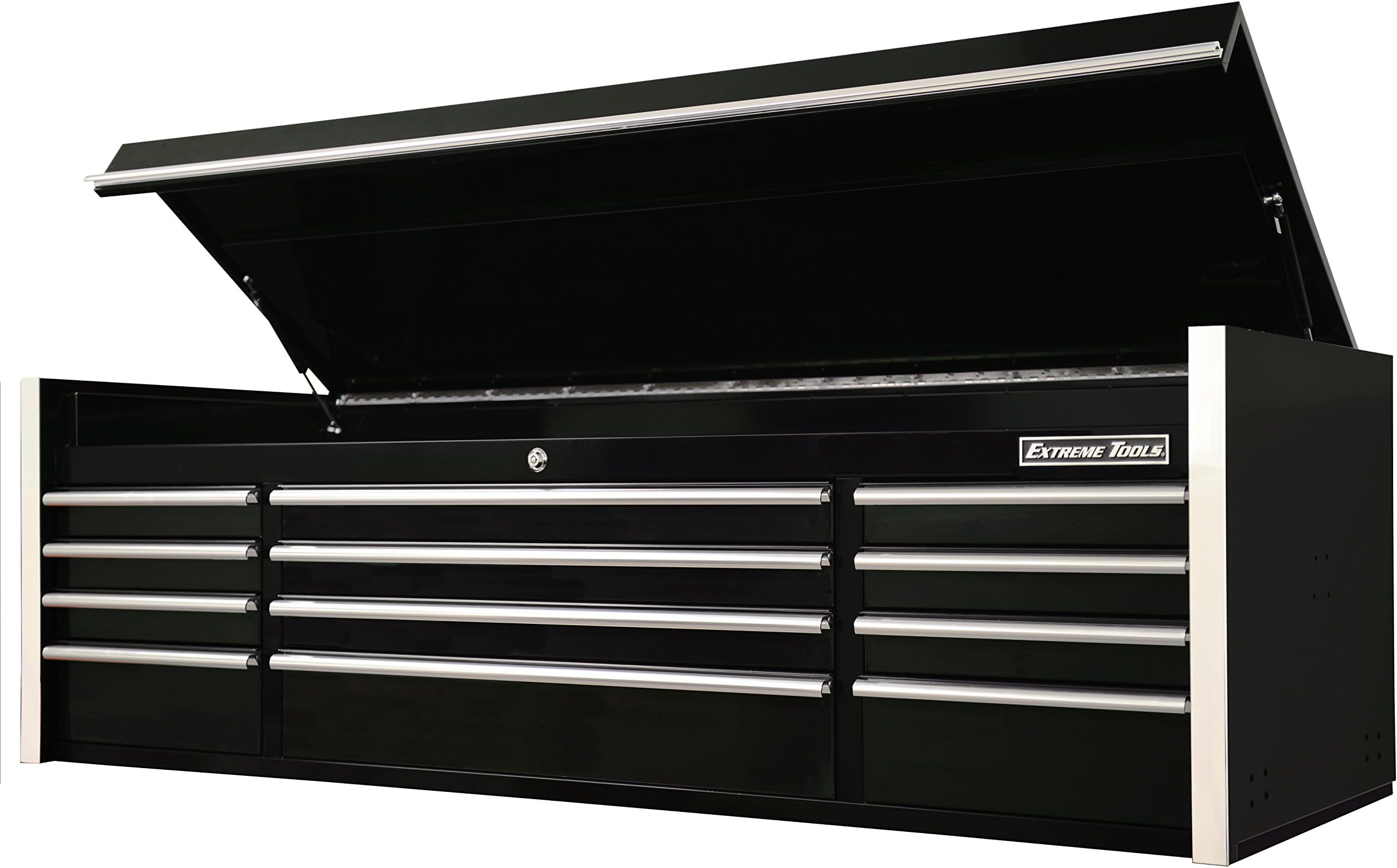 Extreme Tool RX722512CHBK RX Series Black 72" 12-Drawer Top Chest