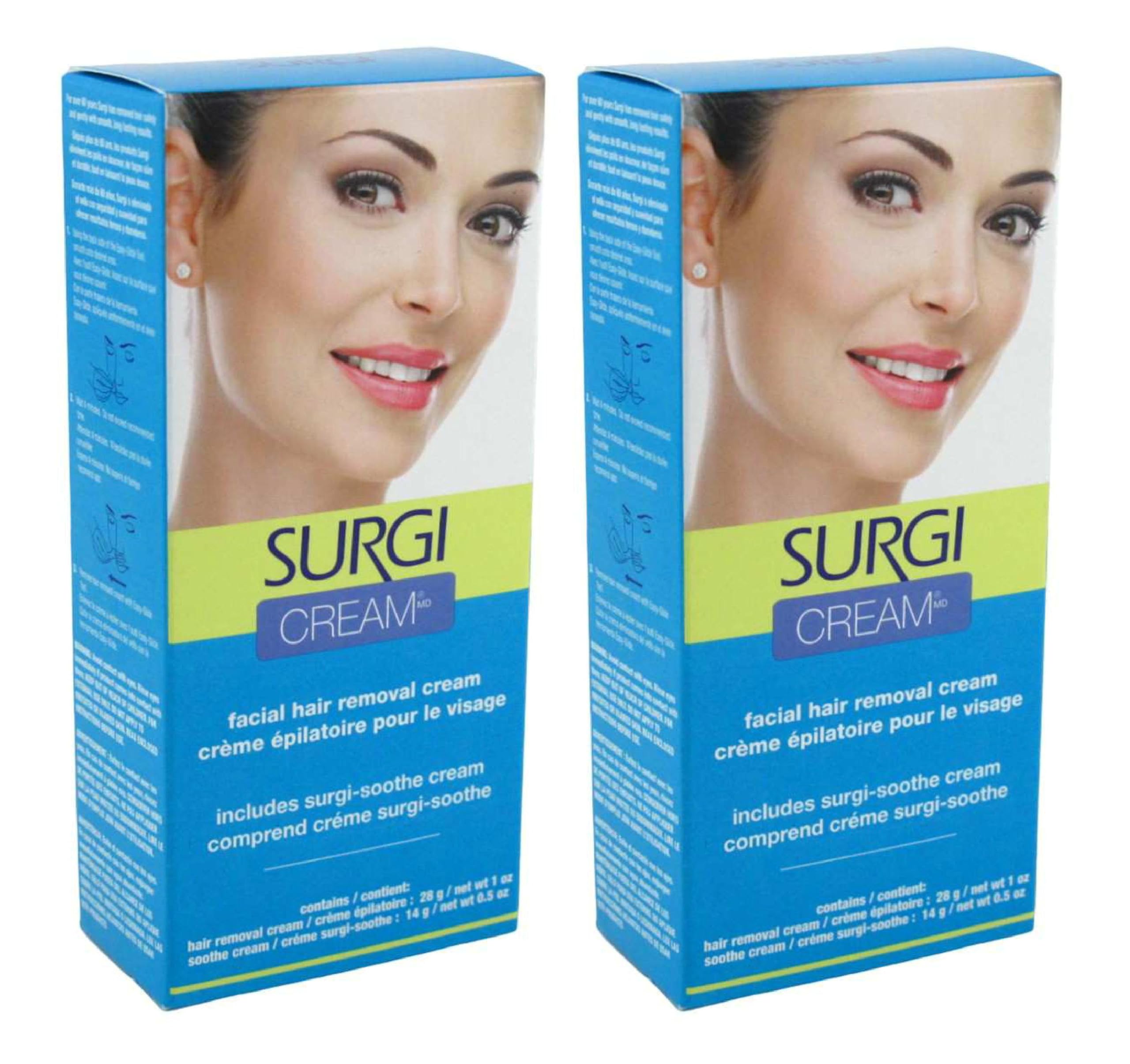 Amazon.com : Surgi Cream Hair Remover Face 1 Ounce Fresh Scent