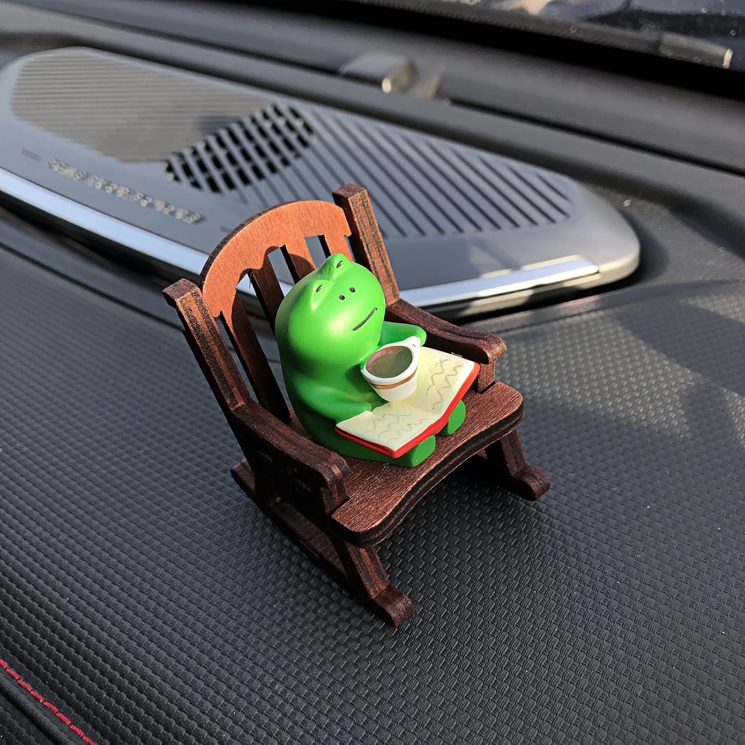 Frog Figurines Ornaments for Car Dashboard Decorations Accessories Interior image 5