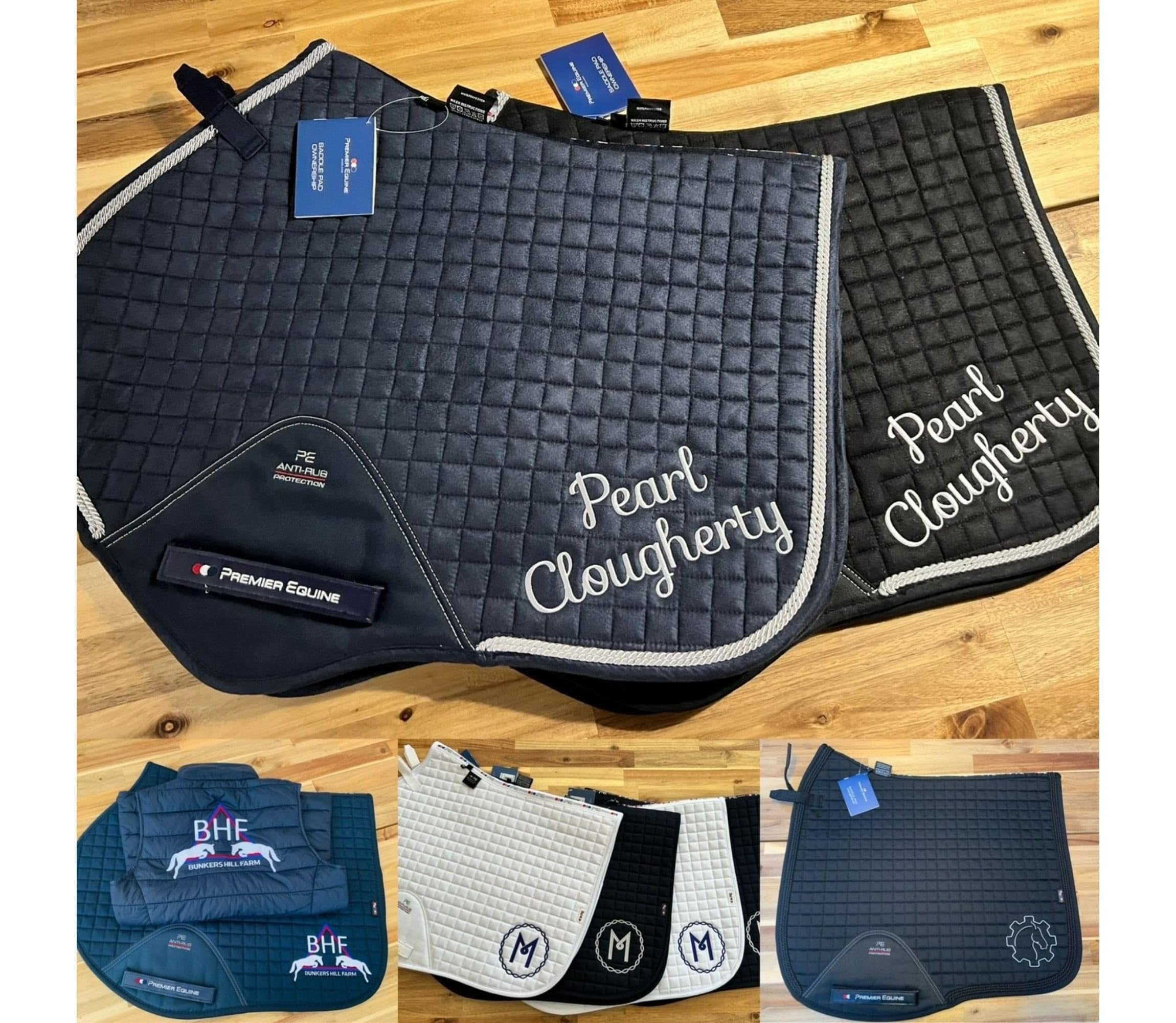 Personalised Premier Equine Saddle Pad - Embroidery Included.