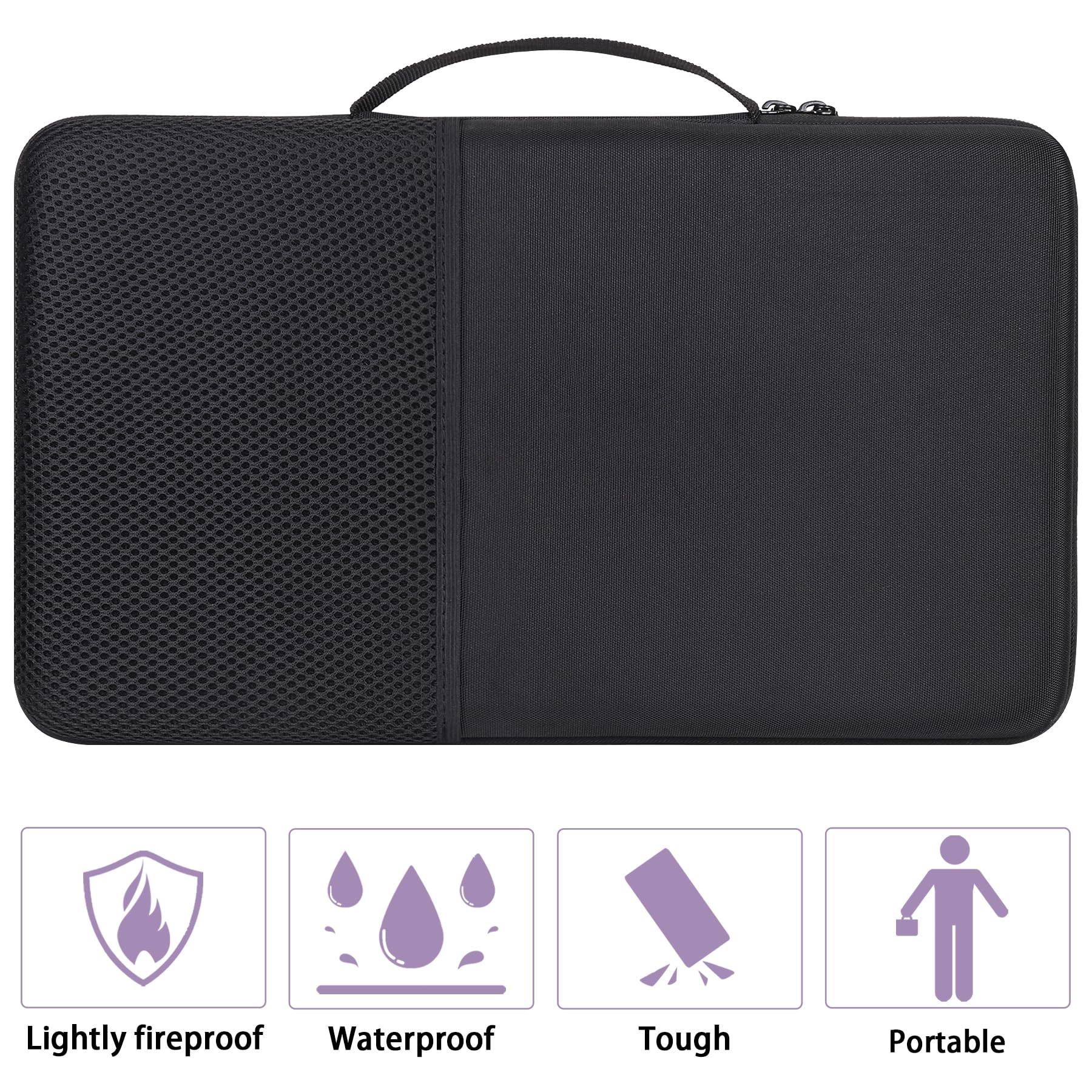 co2CREA cassa custodia borsa per Logitech Wave Keys Tastiera Wireless Ergonomica e Mouse Combo(solo scatola,Case Only)