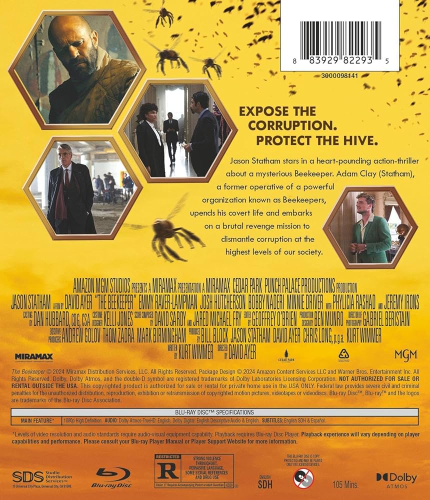 Amazon.com: Beekeeper, The (Blu-ray) : Various: Movies & TV