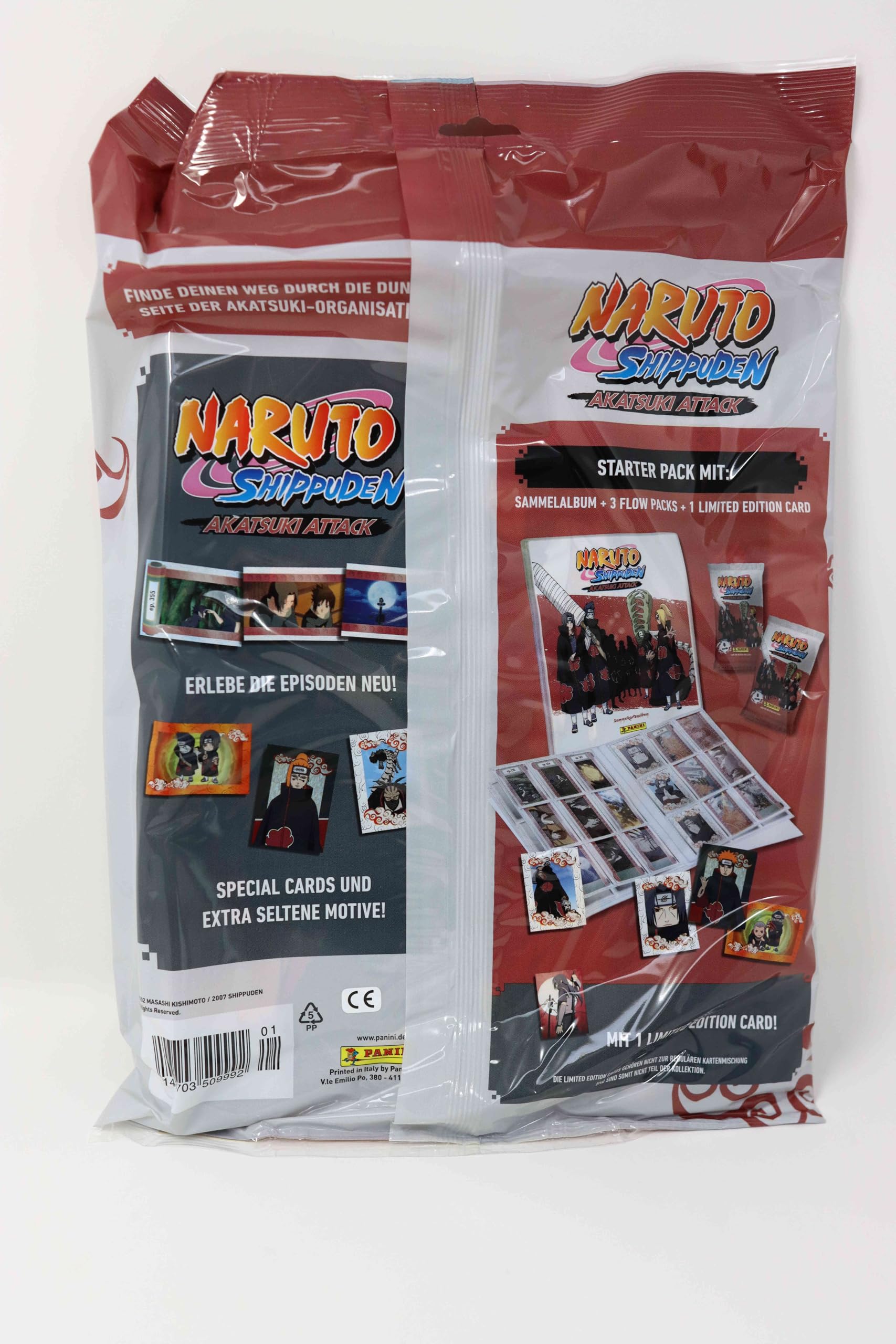 Panini Naruto Shippuden Akatsuki Attax Sammelkarten (2024) – Starterpack Auf Deutsch