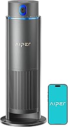 Aiper IrriSense 2 Smart Irrigation System, 4-in-1 Multi-Zone Watering Device, App Control, Smart Scheduling, Garden Sprinkler with Rain Sensor, for Lawns up to 4,800 sq.ft.-Blue