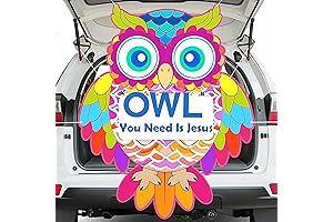 Halloween Owl Christian Trunk Or Treat Car Decorations Kit