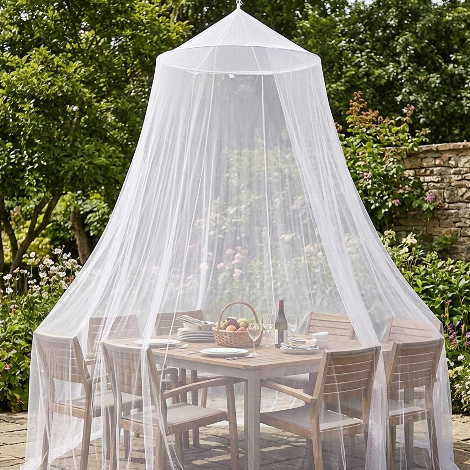 Travel Mosquito Net, Mosquito Net for Bed, Portable Bed Canopy for Double Bed, Lightweight Round Mosquito Net for Travel and Home Use — view 7