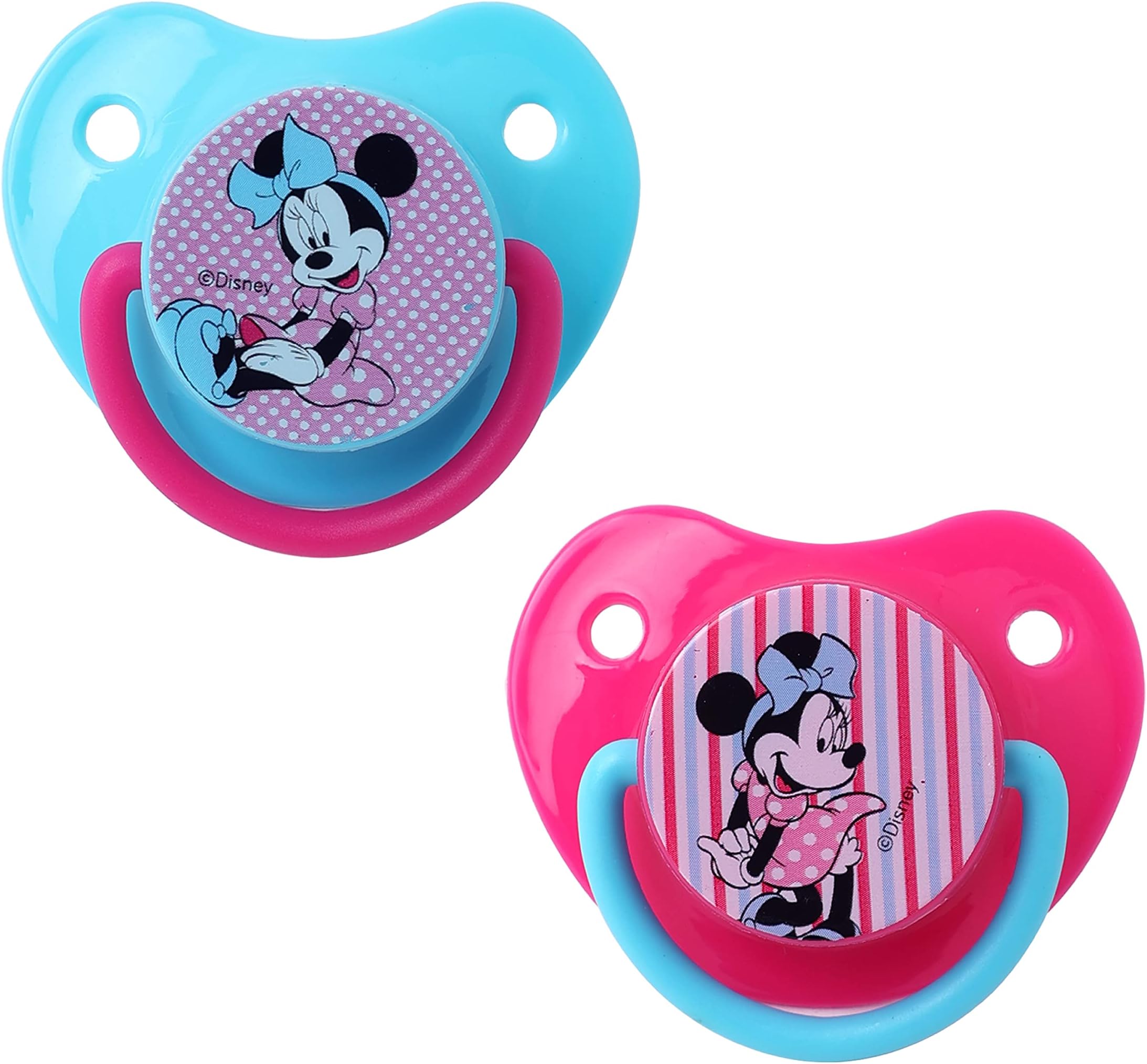 Disney Baby Soother, Pacifier Fun Style Minnie Mouse, Multicolor