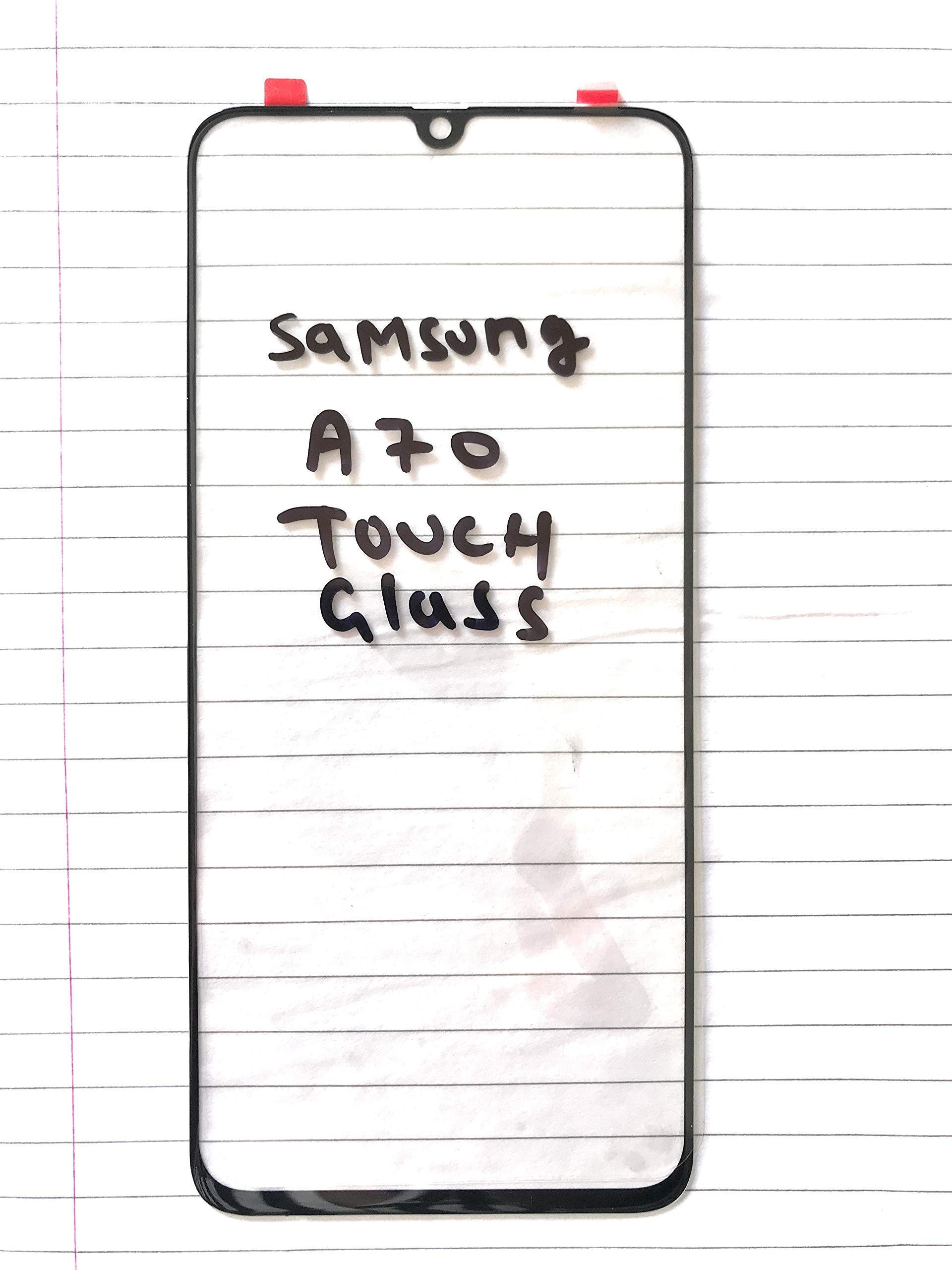 Front Screen Outer Upper Touch Glass Lens Panel for Samsung A70 / A70s (NO Display ONLY Touch Glass)