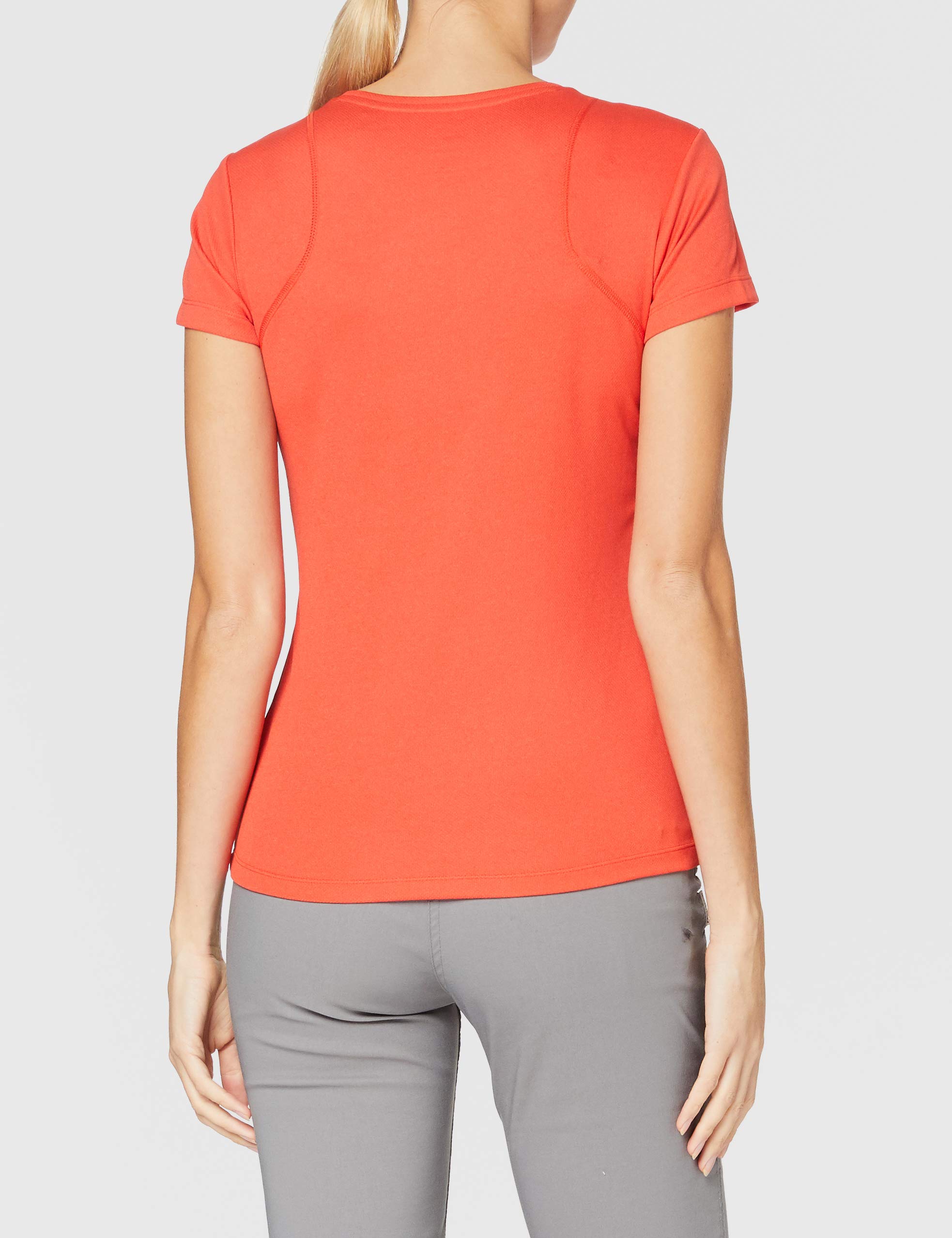 Jack Wolfskin Sky Range T-Shirt Femme Orange Coral FR: M (Taille Fabricant: 3)