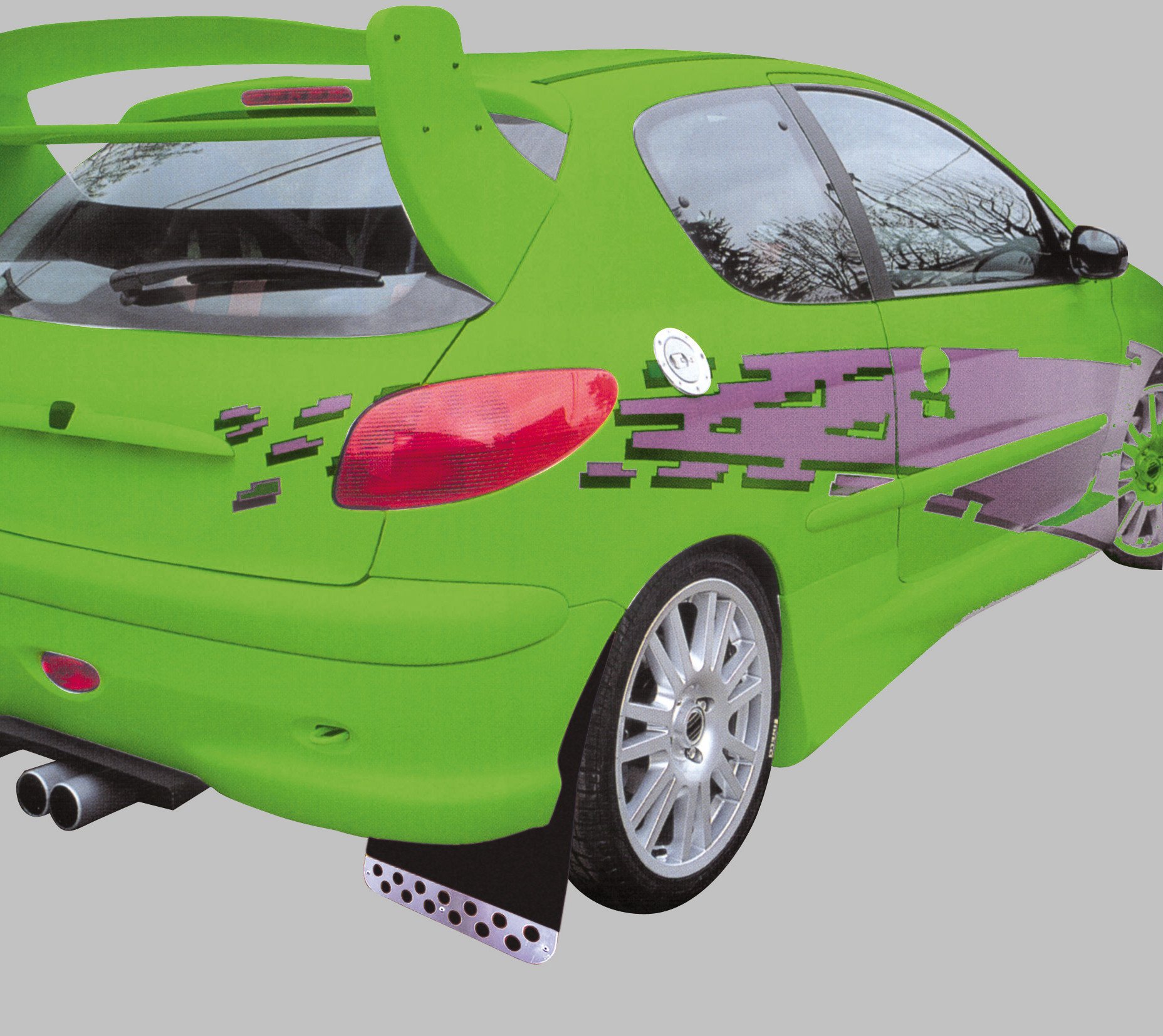 LAMPA Paraspruzzi rally nero