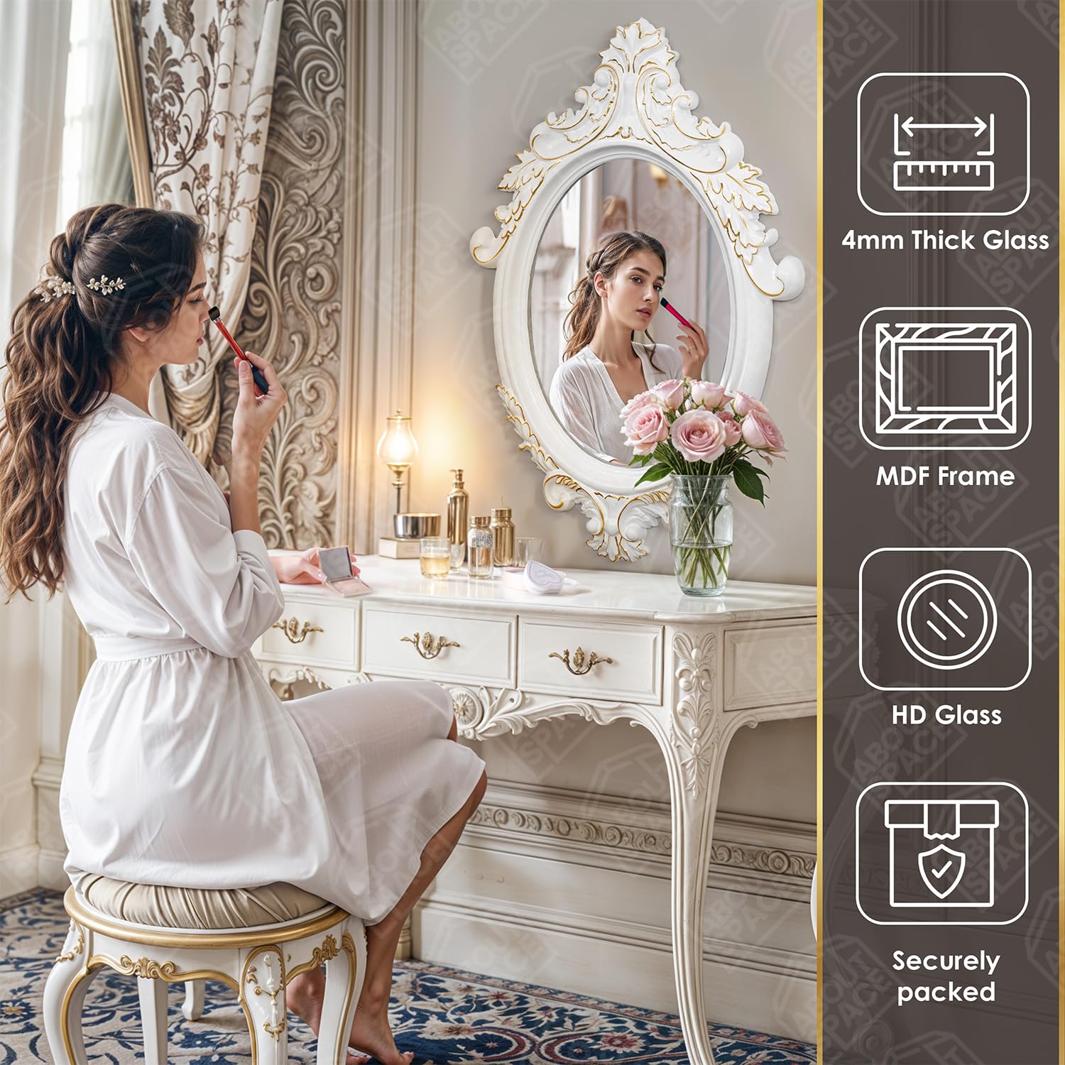 Amazon.in: ABOUT SPACE: Antique mirror