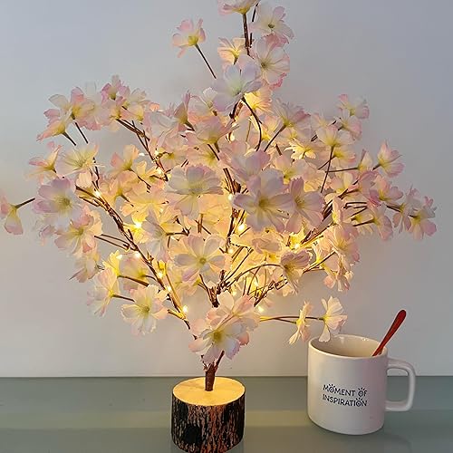 Miniatura 8 de CENMORISE Luz de árbol de cerezo de 19 pulgadas