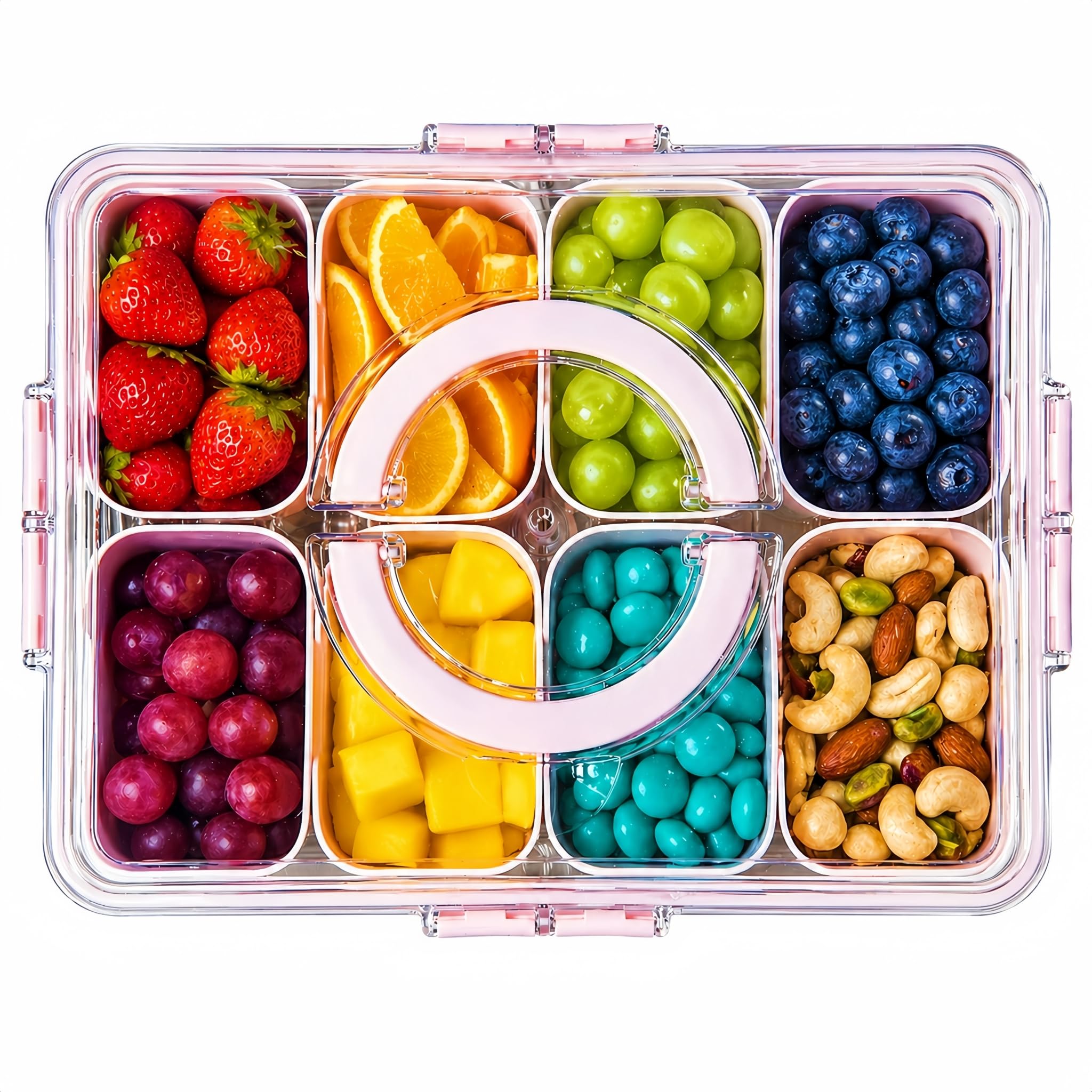 Aila oh Buy Snackbox mit 8 Fächern und Deckel
