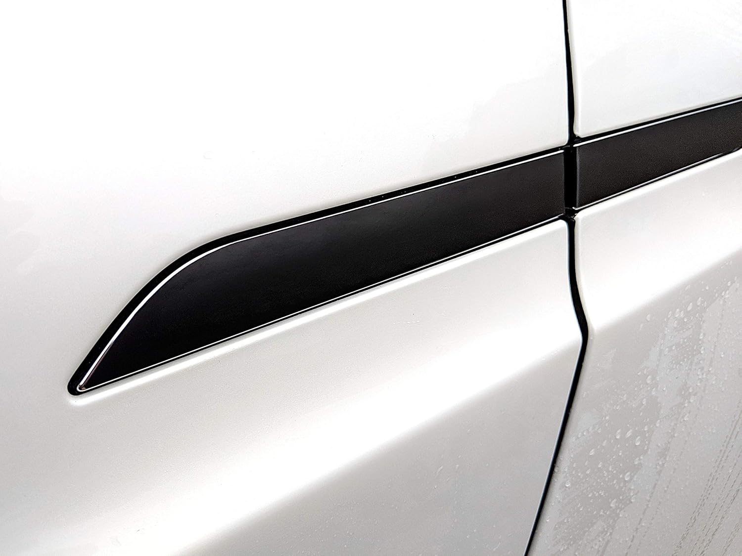 Tesla Model X Door Handle Wraps (Satin Black)