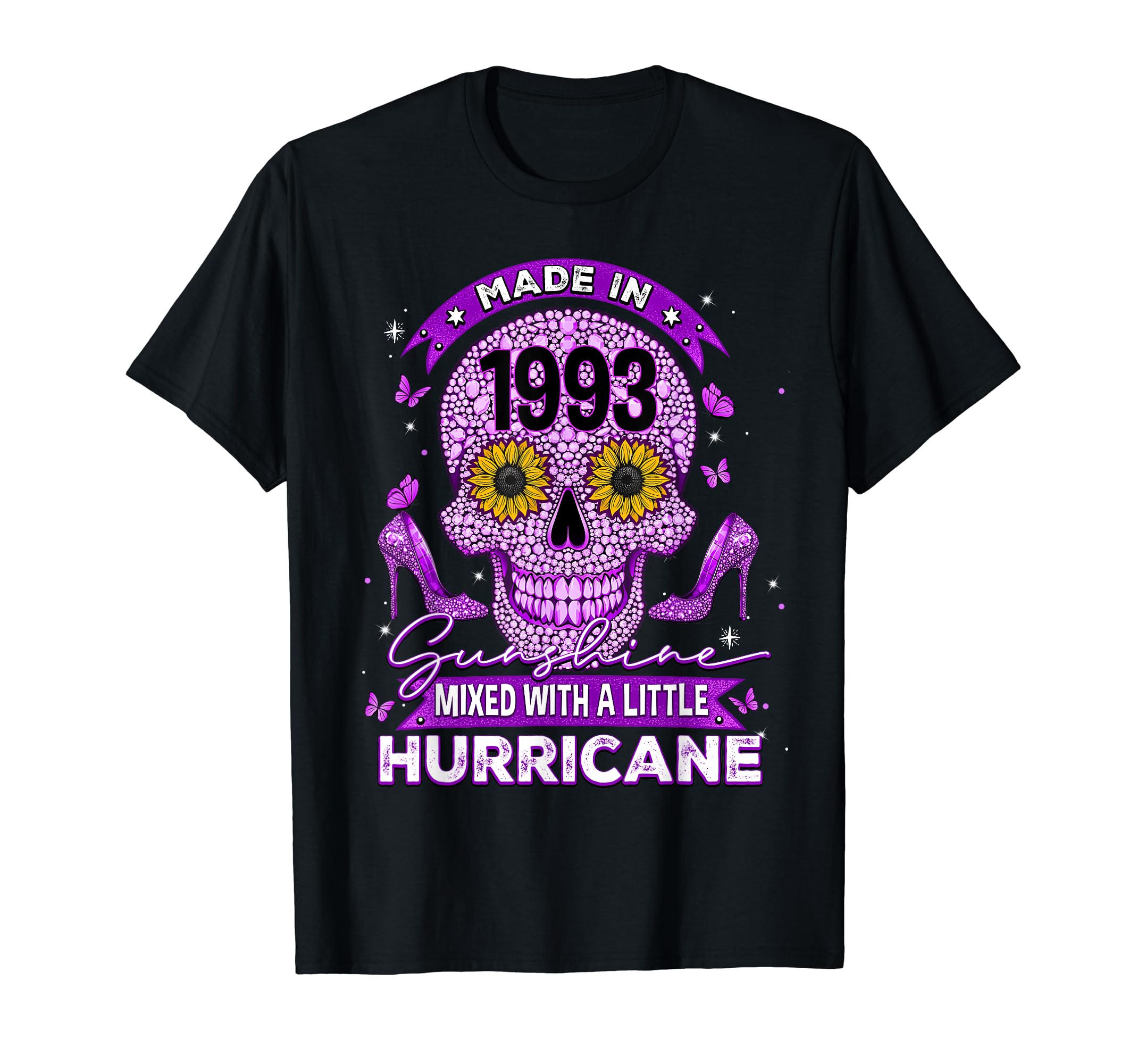 Born In 1993 Sunshine Mixed With Hurricane Birthday women T-Shirt