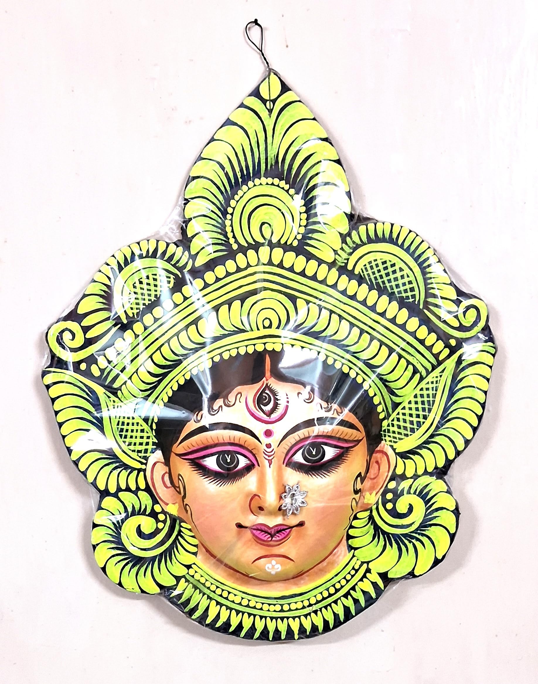 Mask of Goddes Durga, with gorgeous crown-image-9