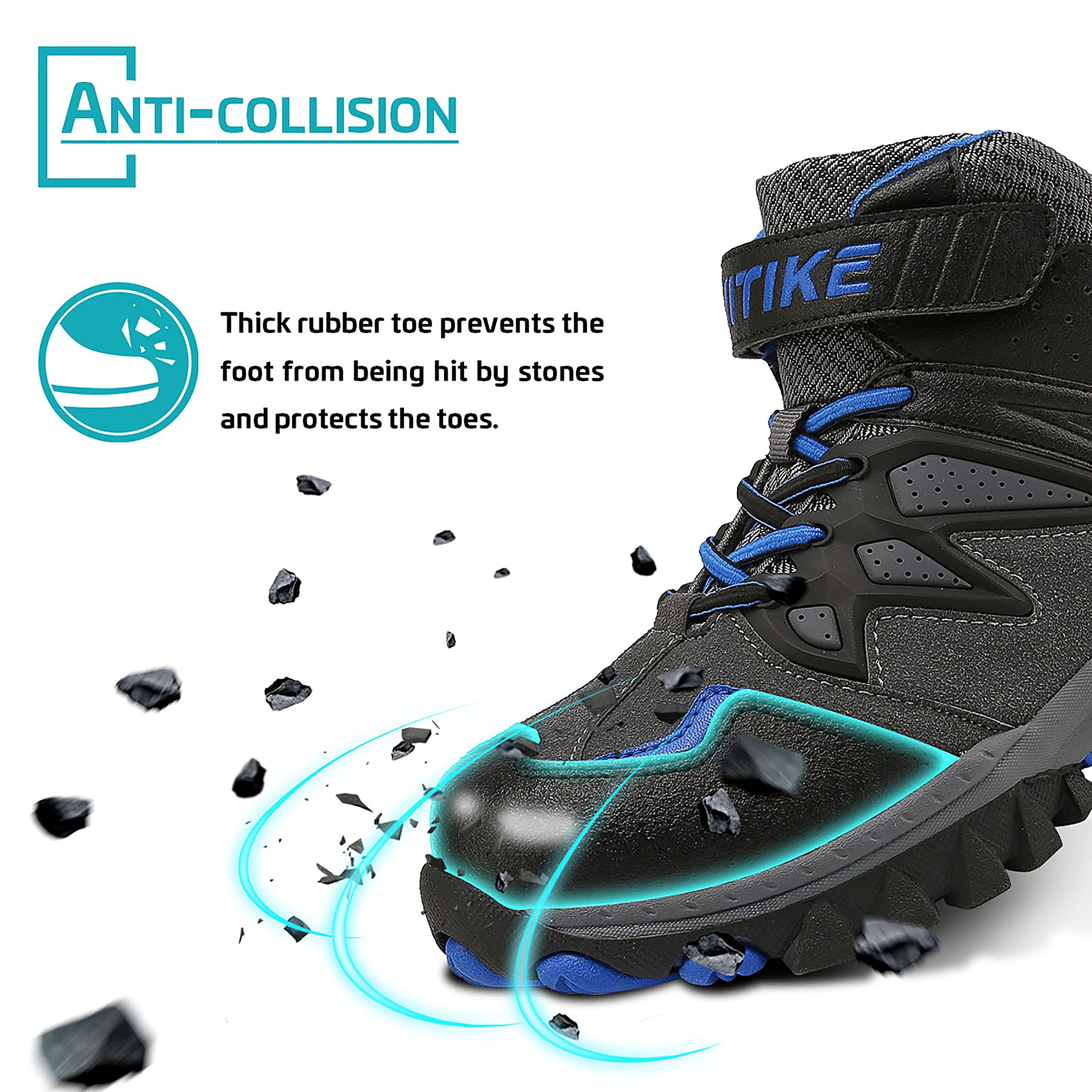 ASHION Botas de senderismo para Niños Botas de Montaña Botas de nieve Zapatos de Senderismo