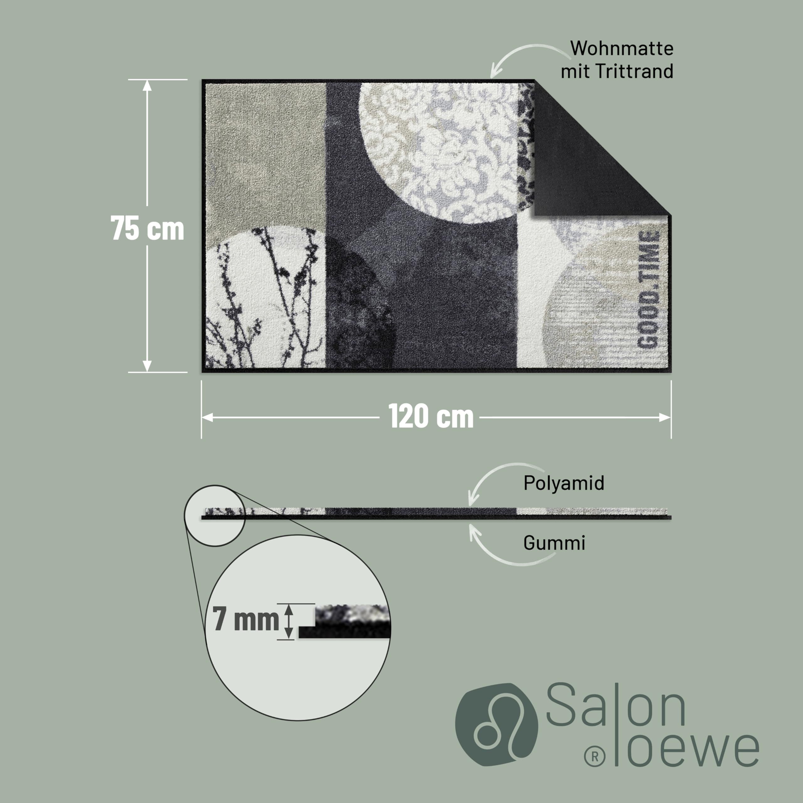 Salonloewe Fussmatte Natural Living I Schmutzfangmatte & Fußabtreter für Innen 75 x 120 cm