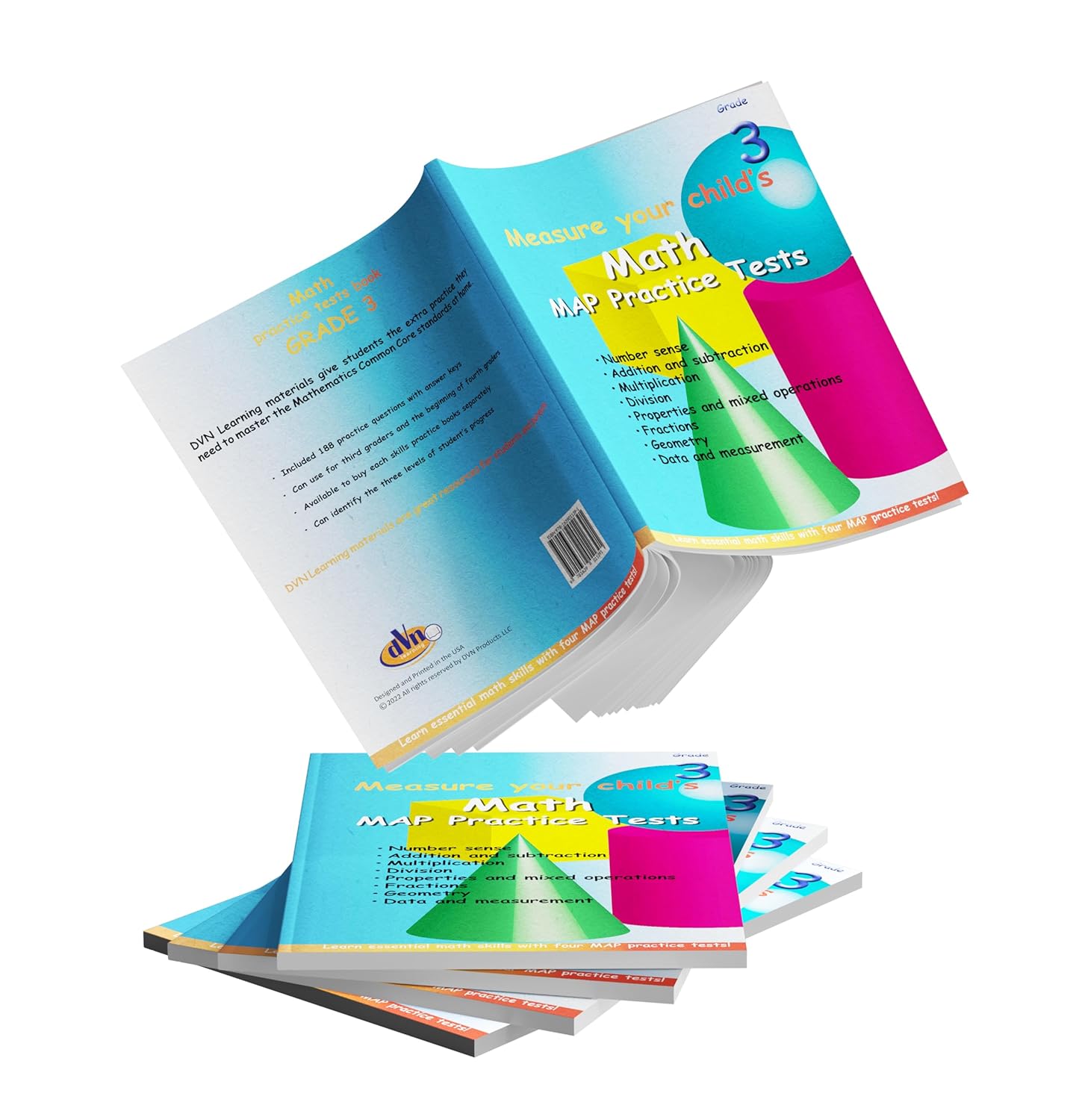 Grade 3 Math MAP Practice Tests Book. Measure and Master your Child’s ...