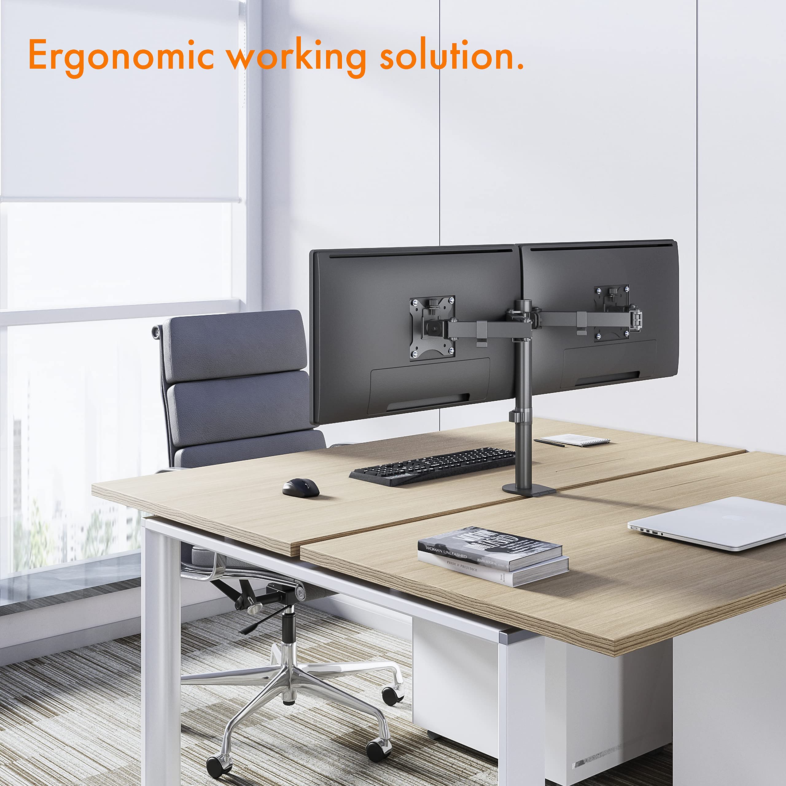 Buy VonHaus Dual Monitor Arm for 13 to 32 Inch Screens Dual Monitor