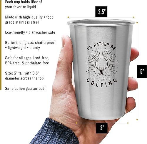 Miniatura 8 de Vaso de acero inoxidable con texto en inglés "I'd Rather Be Fish", regalo único para chicos, uso en casa, campamento, cámper, oficina, viajes, como