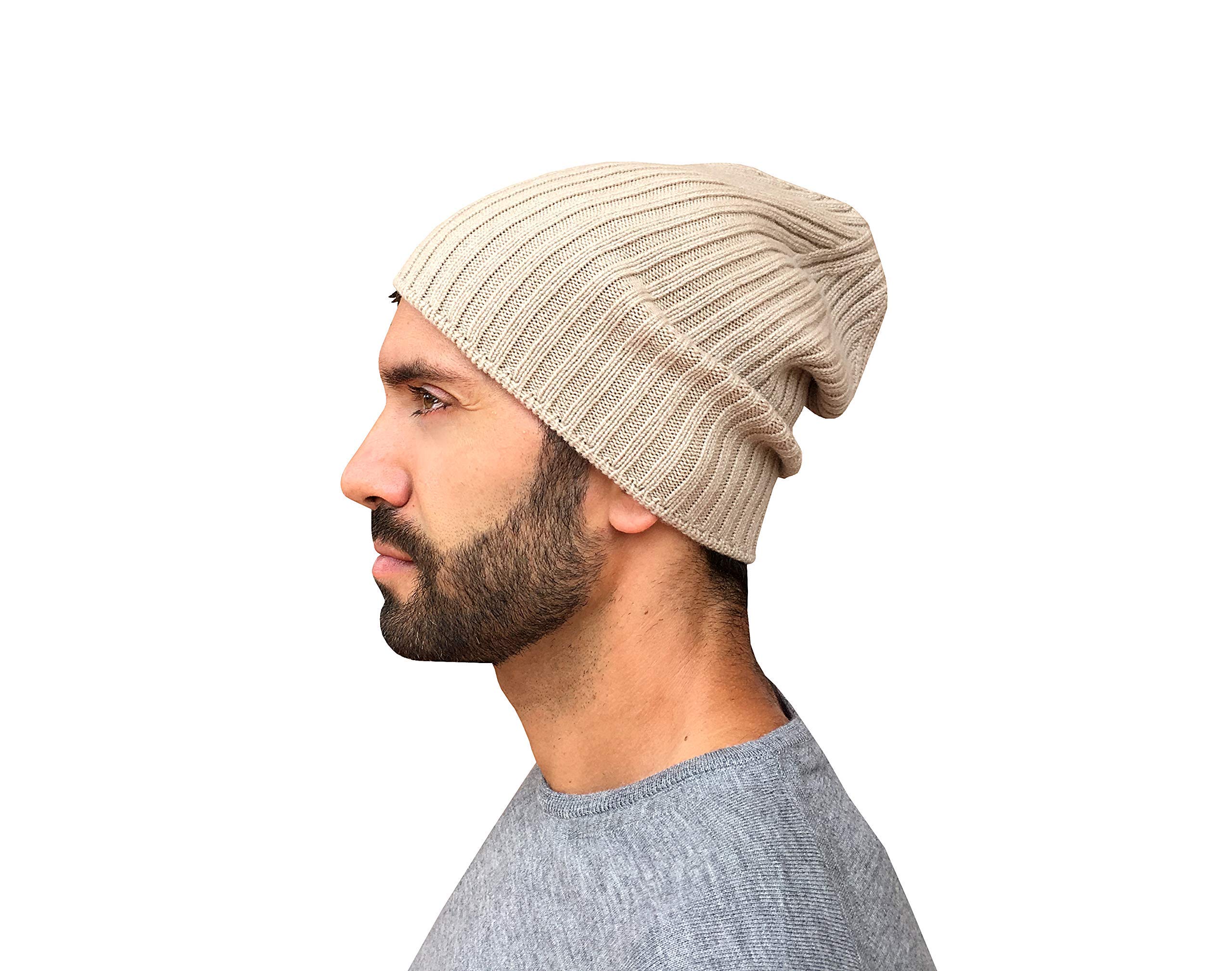 Berretto Cappello Uomo Invernale Cachemire 100%
