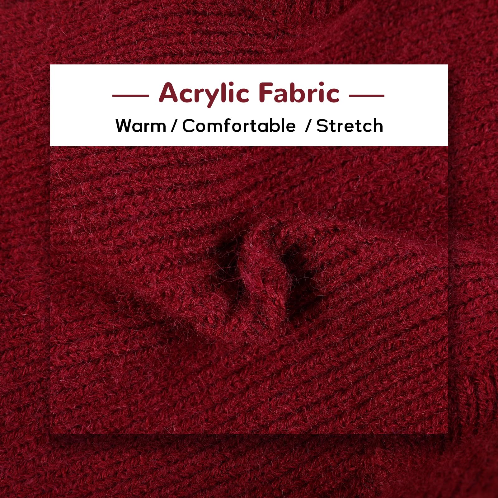 Hjumarayan Maglione Cane Caldo Maglioncino Cane Taglia Media Maglioncino per Cani con Zampe, Maglioncini per Cani con Foro per Guinzaglio (Rosso Scuro XL)