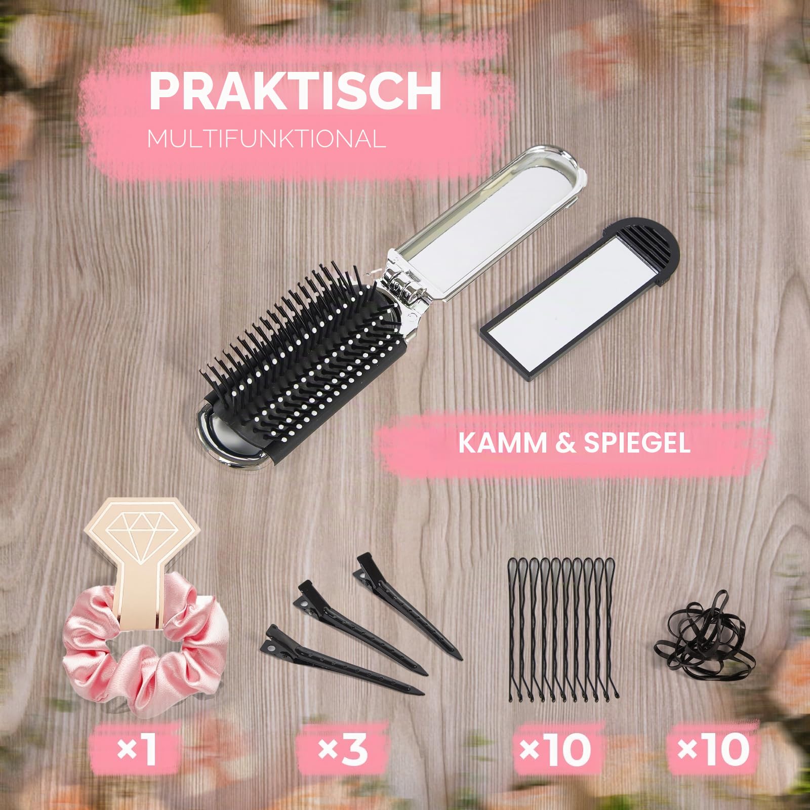 Braut-Notfall-Set für Hochzeitstag, Hochzeits-Essentials, Überlebens-Set für Teambraut, Must-Have 30+ Essentials Travel Kit mit Make-up-Tasche