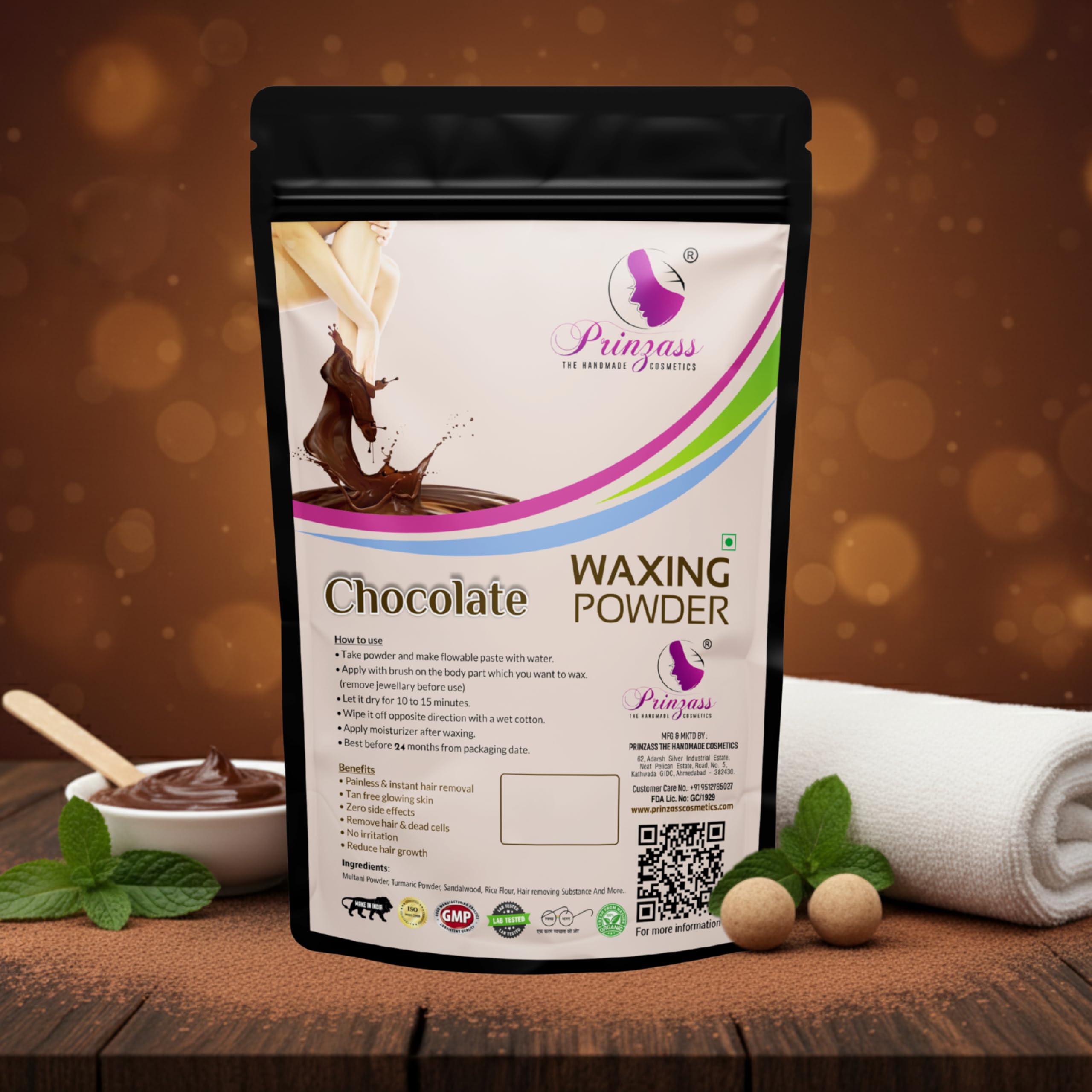 Chocolate Hair Removal Wax Powder | Hair Removal powder for Women & Men Suitable for All Type Of Skin (100 Gm) | Wax Powder for Hair Removal | Wax Powder | 100G-image-18