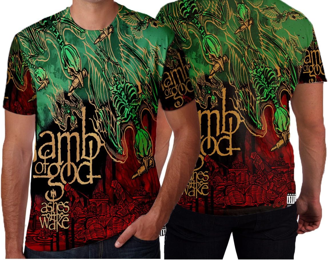 Lamb Of God American Heavy Metal Man T-shirt Fullprint Sublimation (Small, Art1)