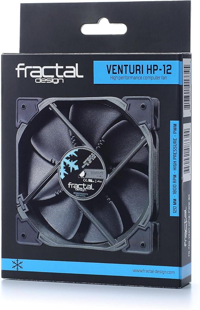 Fractal Design Venturi HF-14 Black Case Fan thumbnail 2