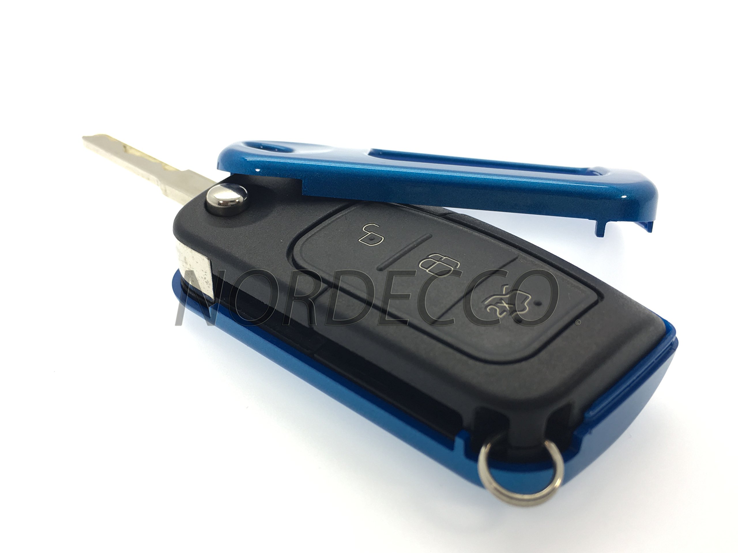 Custodia Per Chiavi Auto In Silicone - Ford Mondeo, Focus, Fiesta E Kuga Expedition Edge Nera