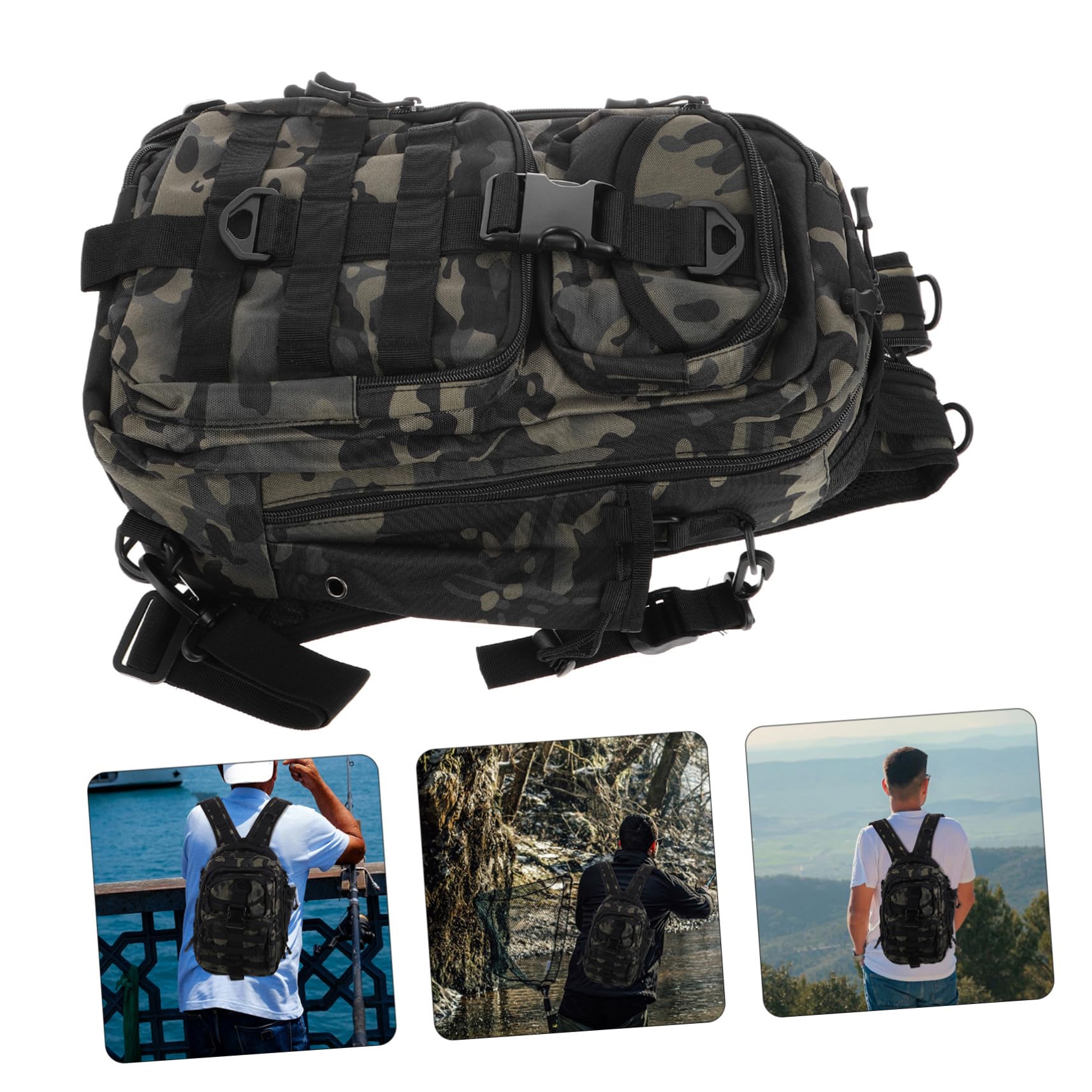 SUPVOX Zaino Multifunzionale per Escursioni Portatile Design Ergonomico e Spazio per Attrezzatura Outdoor