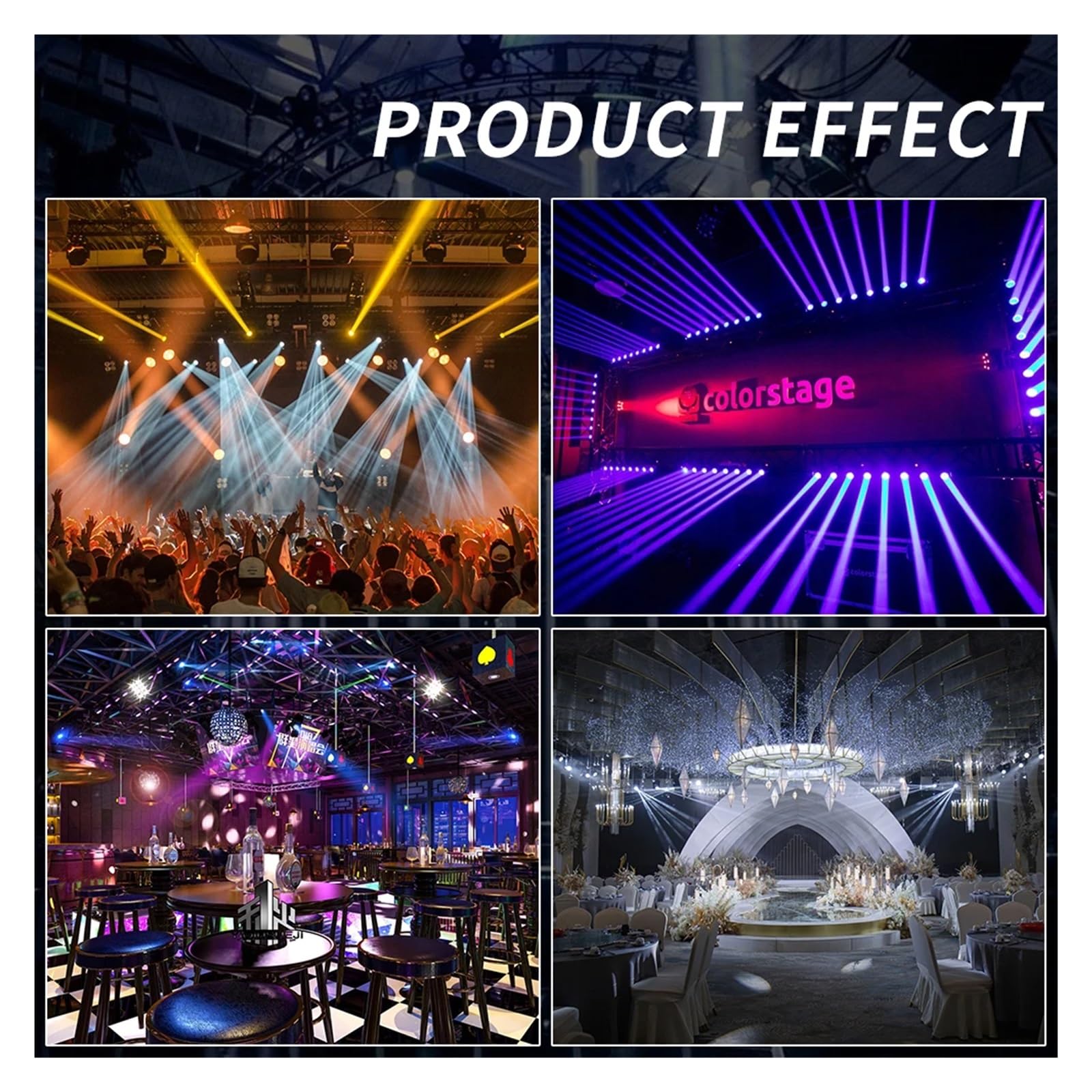 8X15W RGBW Ruchome Głowy Światła Belkowe, Sterowanie DMX512 Wielokolorowe Światło Barowe Profesjonalne Oświetlenie Sceniczne Dla DJ-a DISCO Występ na żywo(2PCS 8x15w)