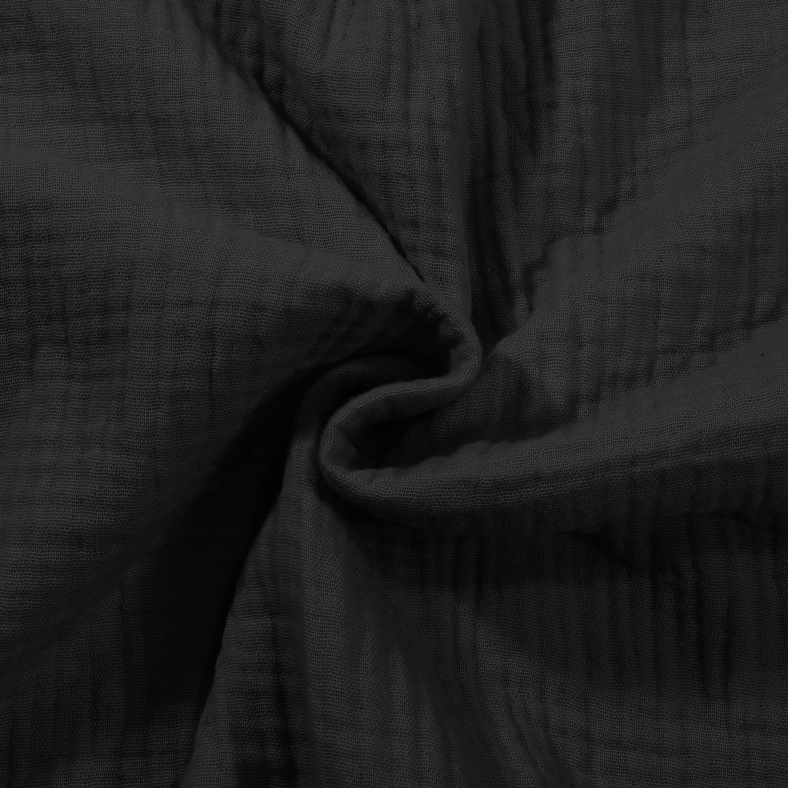 Camisa de gasa con botones para mujer, de gran tamaño, transpirable, de manga larga, con cuello, para verano, de lino, ajuste holgado, ropa de playa, trajes de algodón, estilo informal, color liso